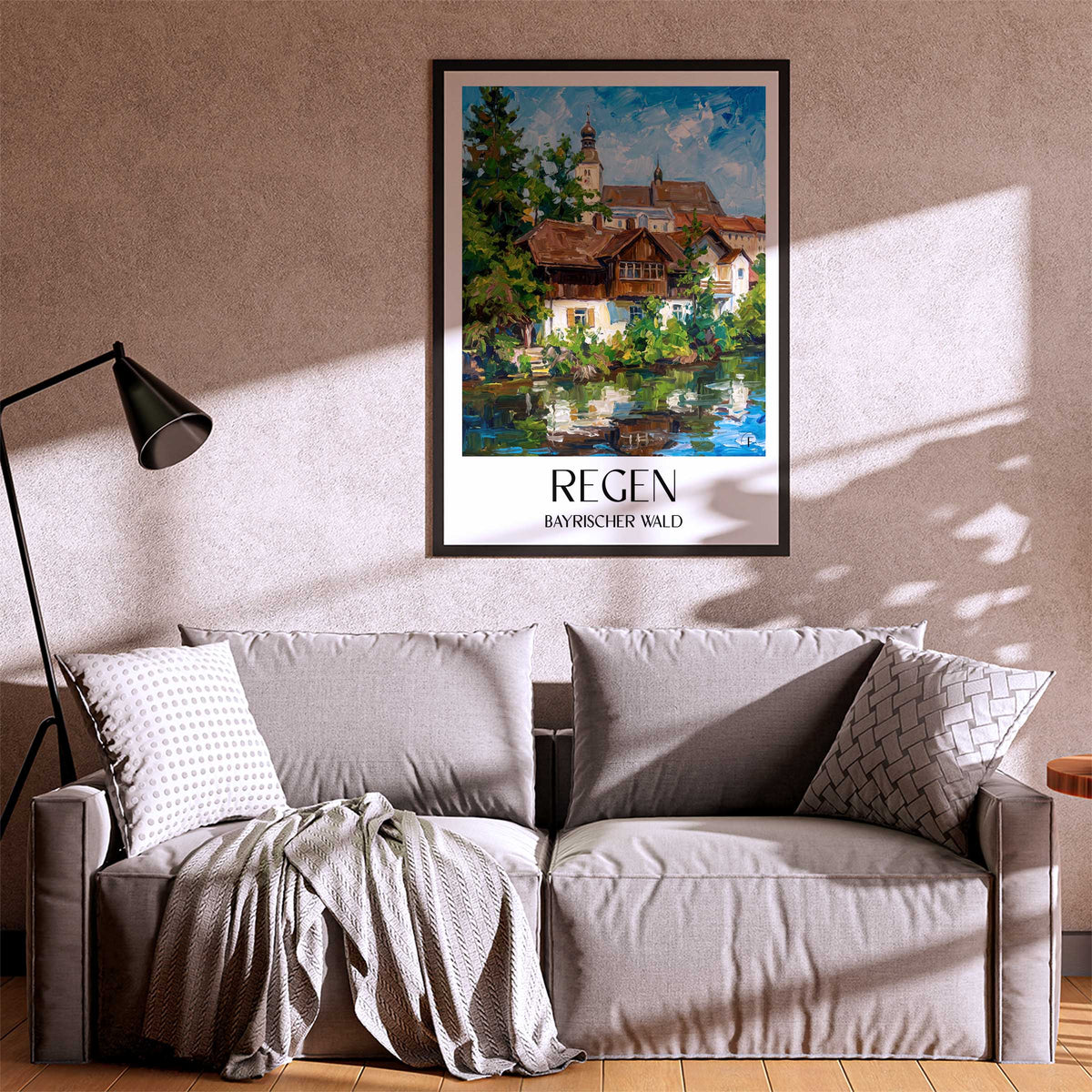 regen-bayrischer-wald-deutschland-poster-oil-painting-oelgemaelde