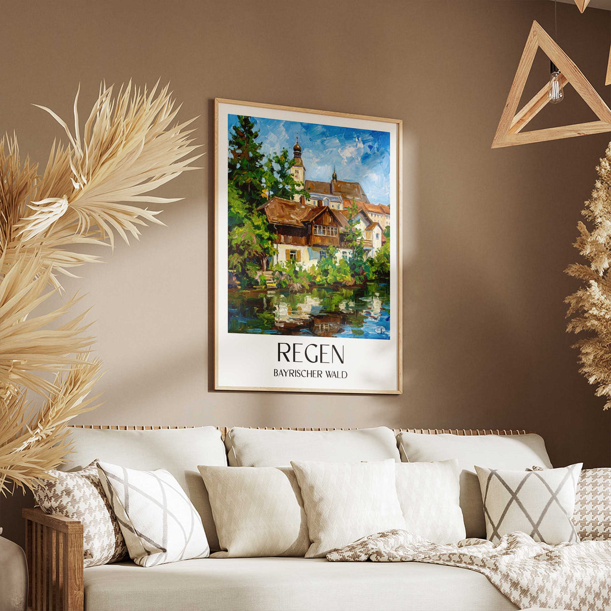 regen-bayrischer-wald-deutschland-poster-oil-painting-oelgemaelde