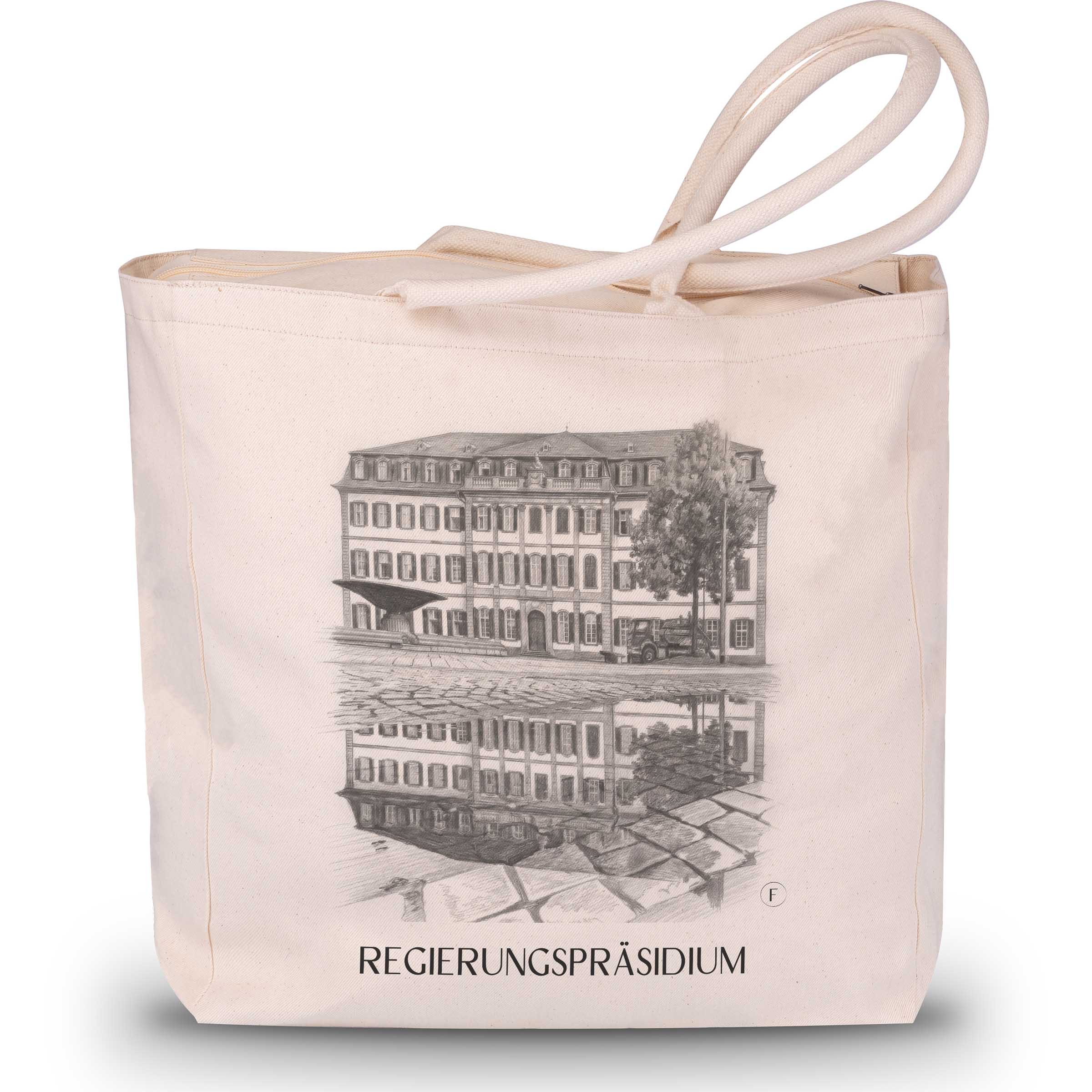 regierungspräsidium-darmstadt-deutschland-einkaufstasche-bleistift-zeichnung-drawing
