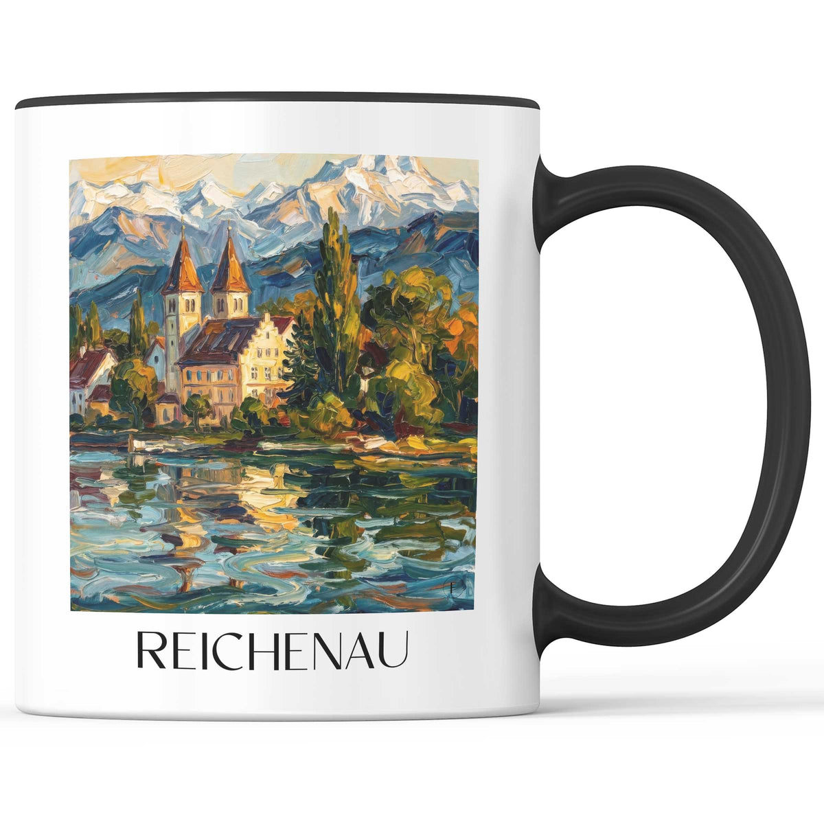 reichenau-bodensee-deutschland-kaffeebecher-oil-painting-oelgemaelde