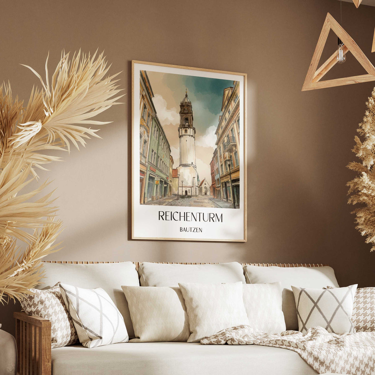 reichenturm--bautzen-deutschland-poster-aquarell