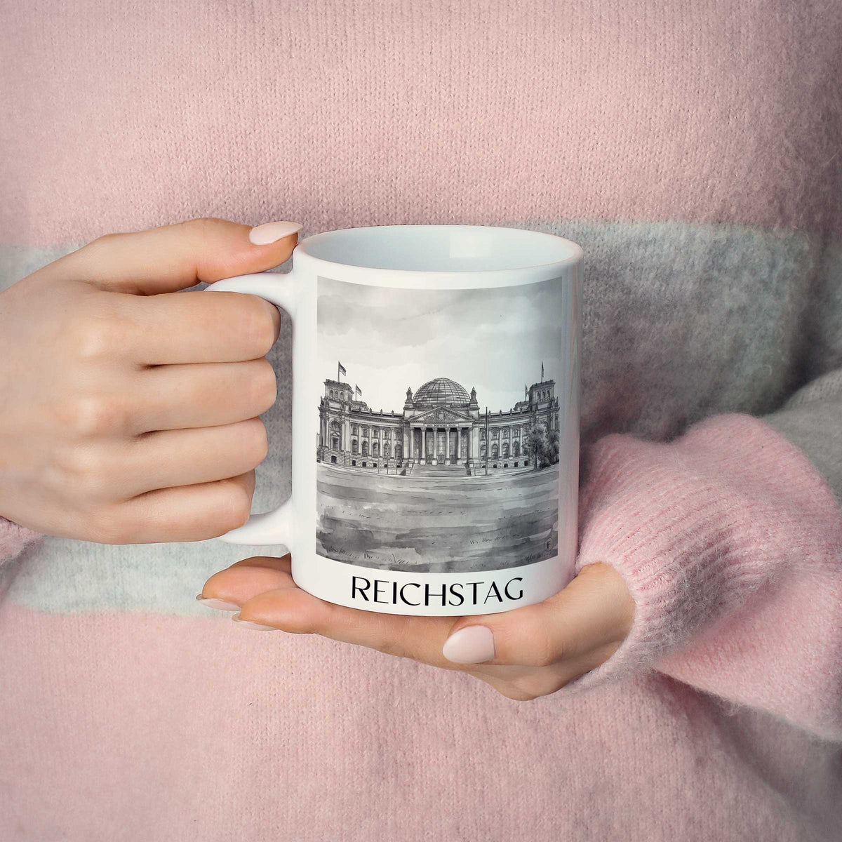 reichstag-berlin-deutschland-kaffeebecher-aquarell-schwarz-weiss