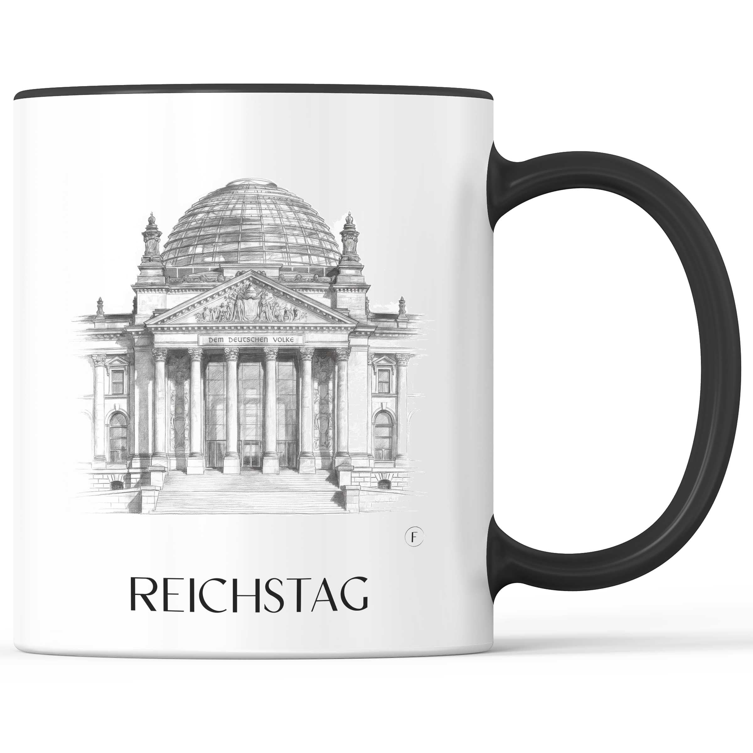 reichstag-berlin-deutschland-kaffeebecher-bleistift-zeichnung-drawing