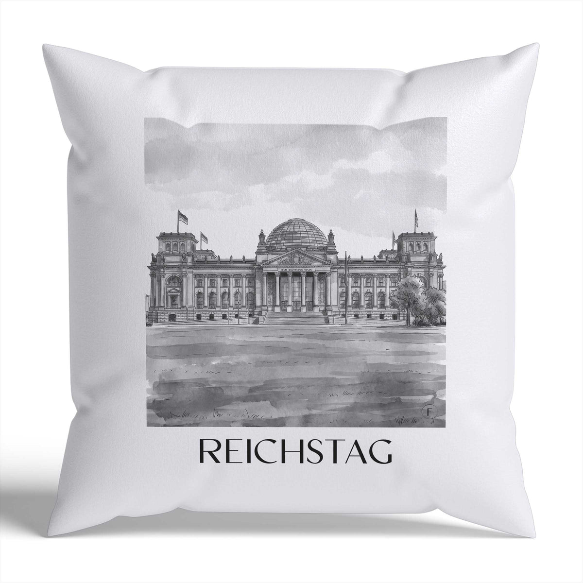 reichstag-berlin-deutschland-kissenbezug-aquarell-schwarz-weiss