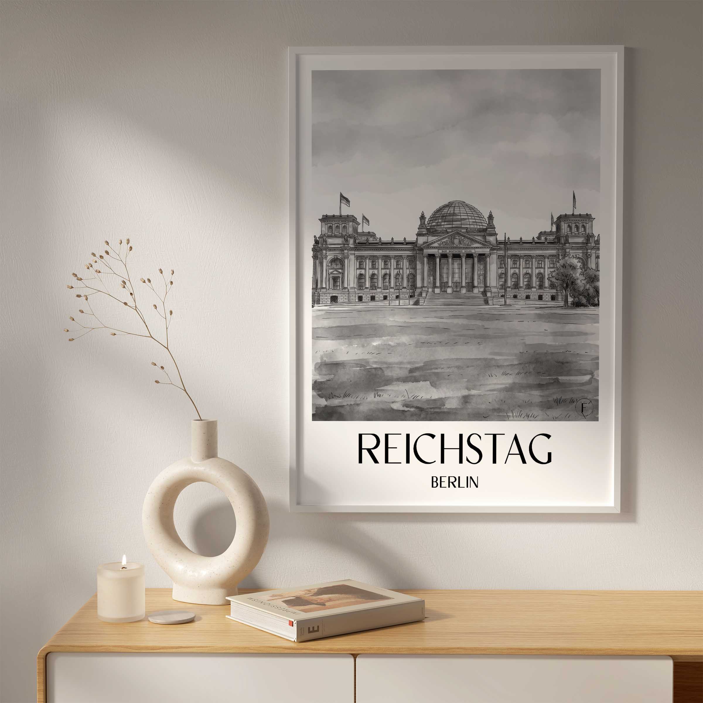 reichstag-berlin-deutschland-poster-aquarell-schwarz-weiss