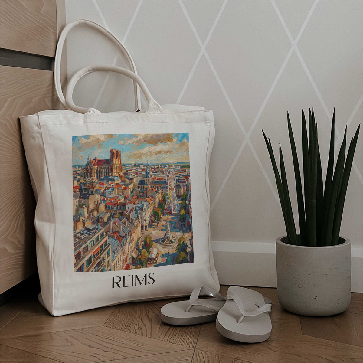 reims-champagne-frankreich-einkaufstasche-oil-painting-oelgemaelde