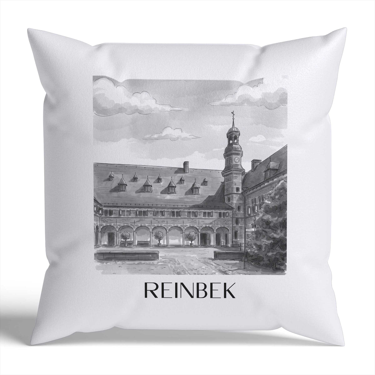 reinbek-schleswig-holstein-deutschland-kissenbezug-aquarell-schwarz-weiss