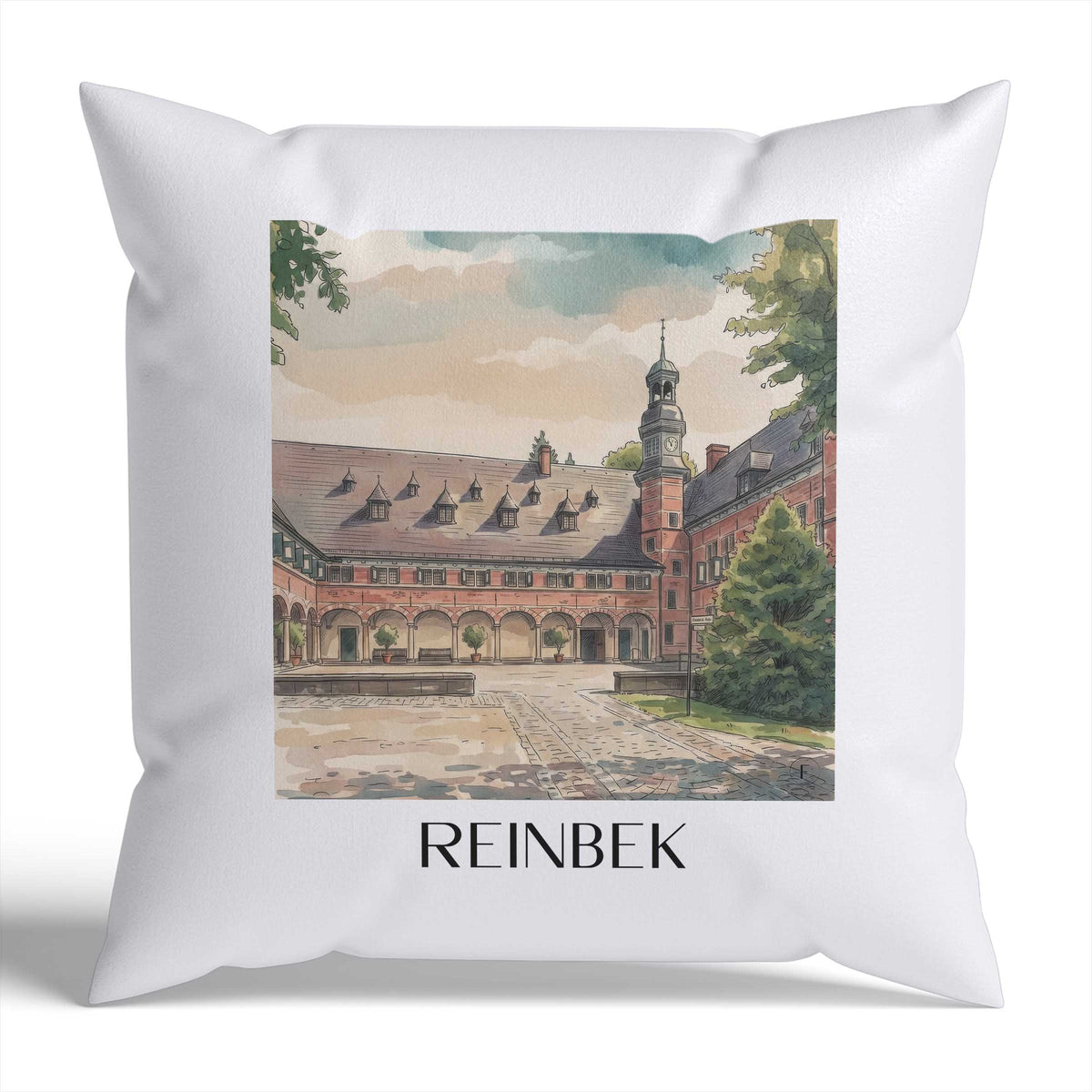 reinbek-schleswig-holstein-deutschland-kissenbezug-aquarell