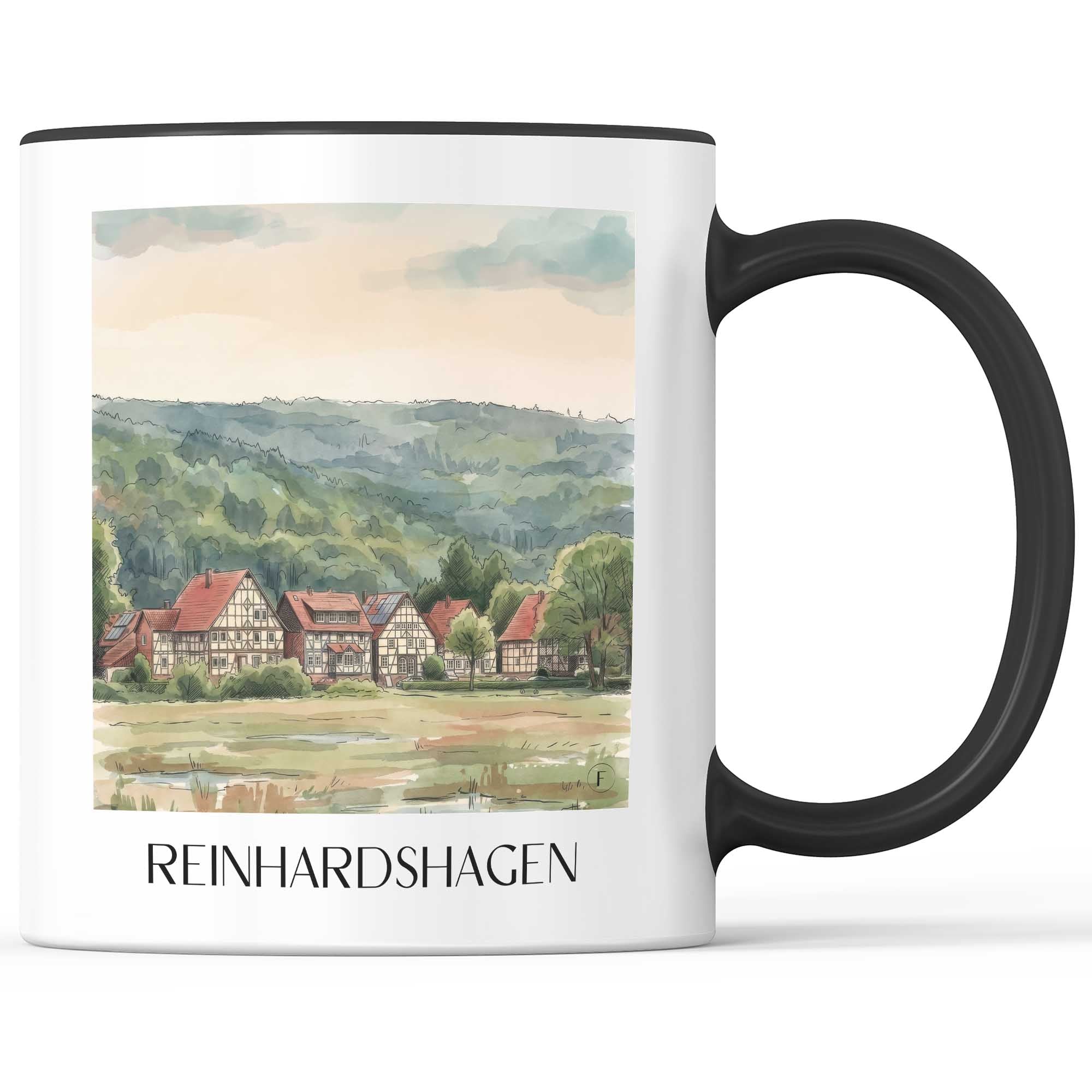 reinhardshagen-hessen-deutschland-kaffeebecher-aquarell