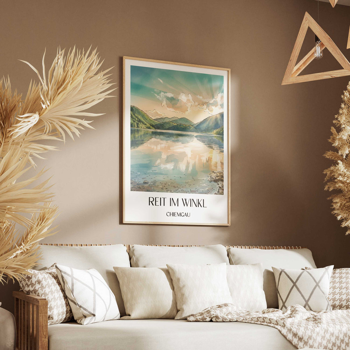 reit-im-winkl-chiemgau-deutschland-poster-aquarell