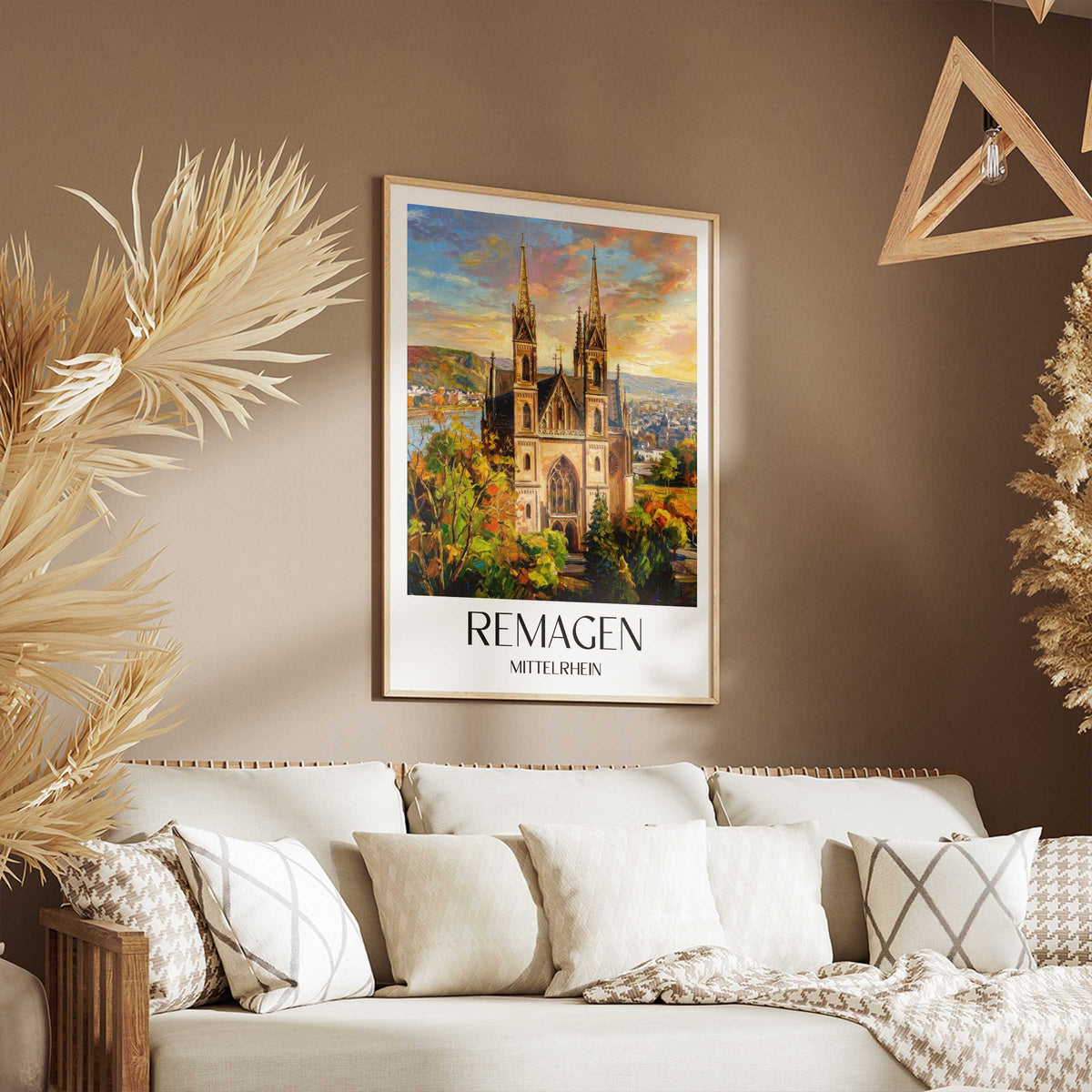 remagen-mittelrhein-deutschland-poster-oil-painting-oelgemaelde