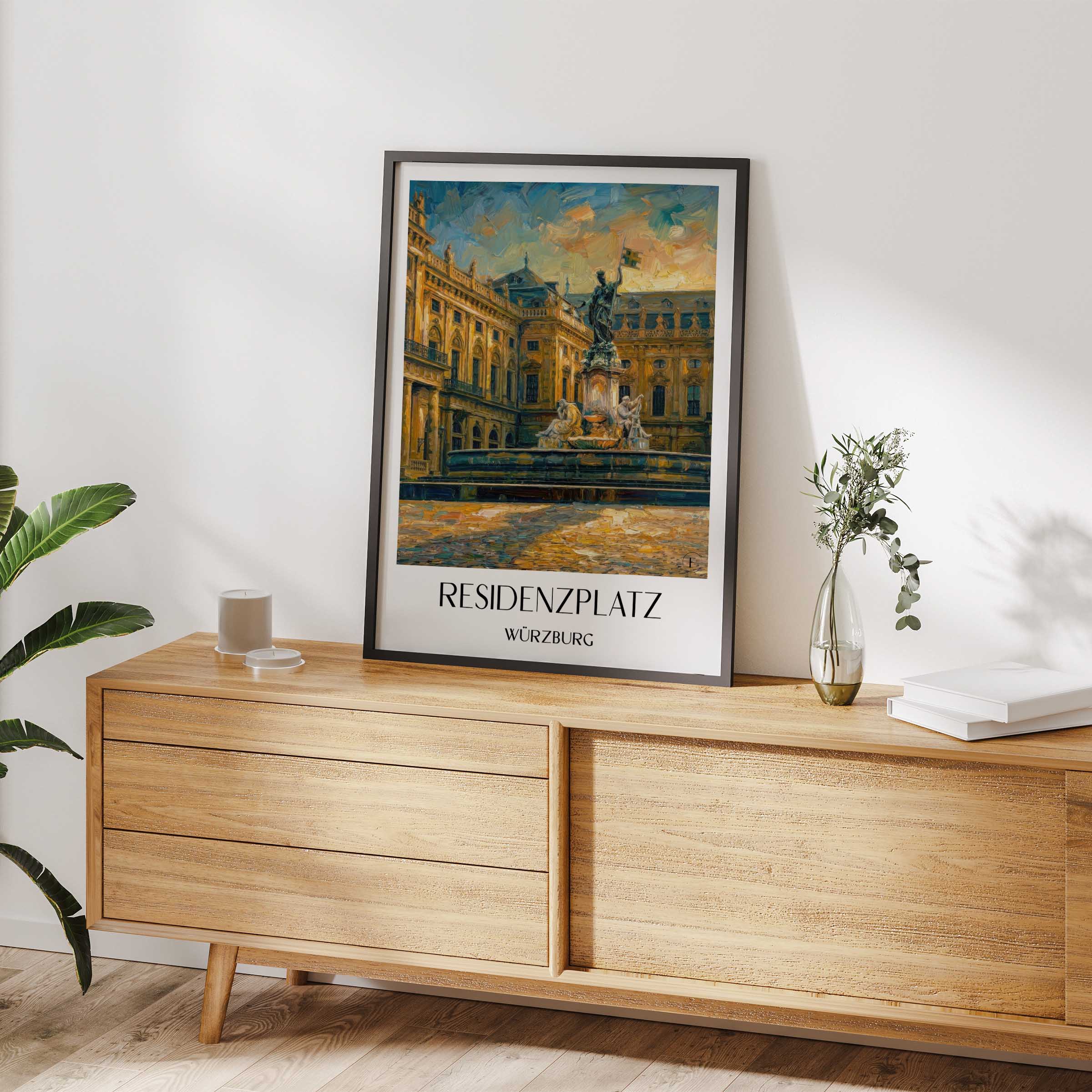 residenzplatz-würzburg-deutschland-poster-oil-painting-oelgemaelde