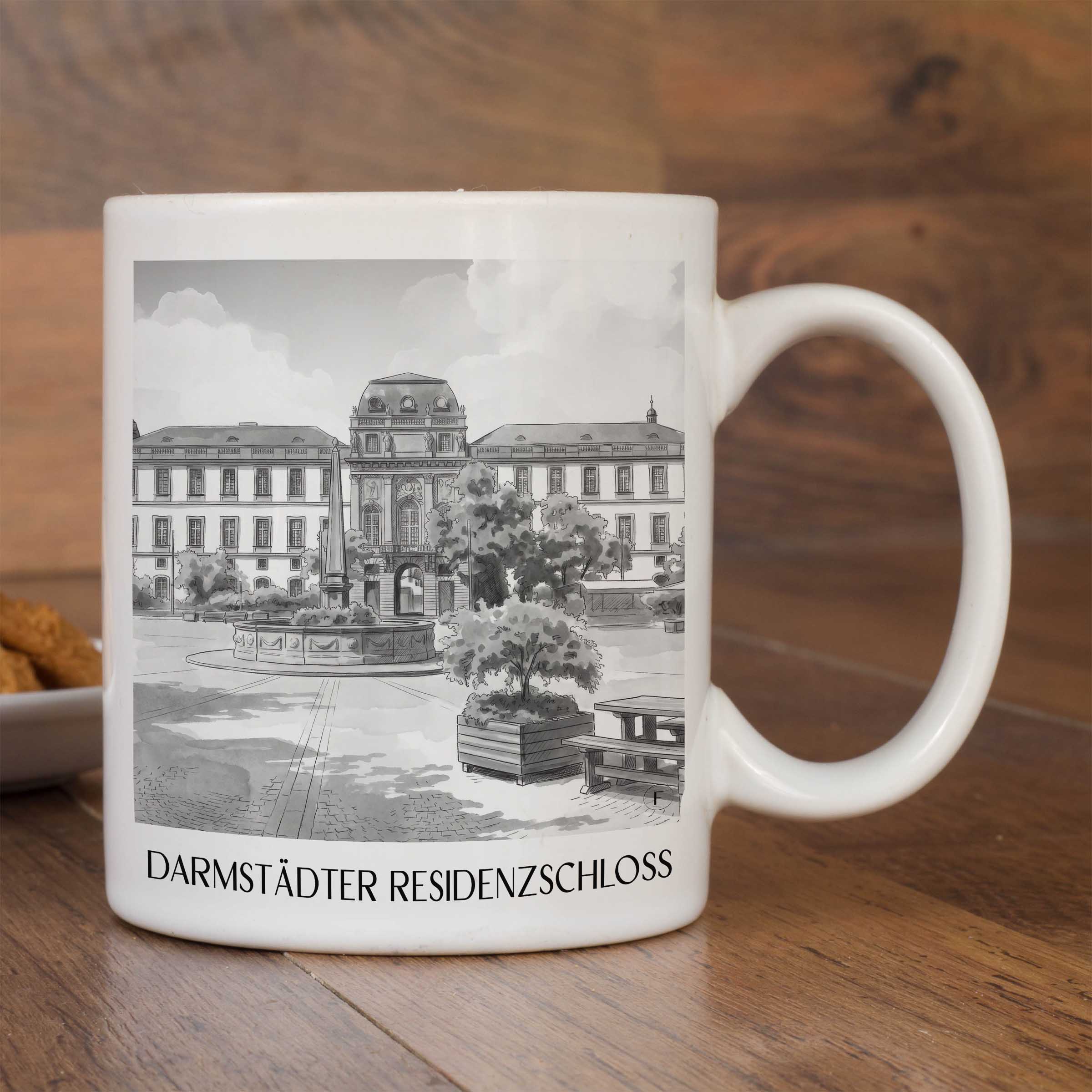 residenzschloss-darmstadt-deutschland-kaffeebecher-aquarell-schwarz-weiss