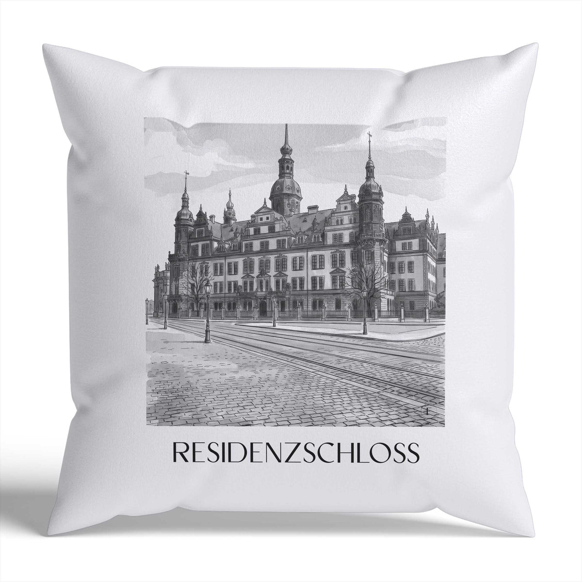 residenzschloss-dresden-deutschland-kissenbezug-aquarell-schwarz-weiss