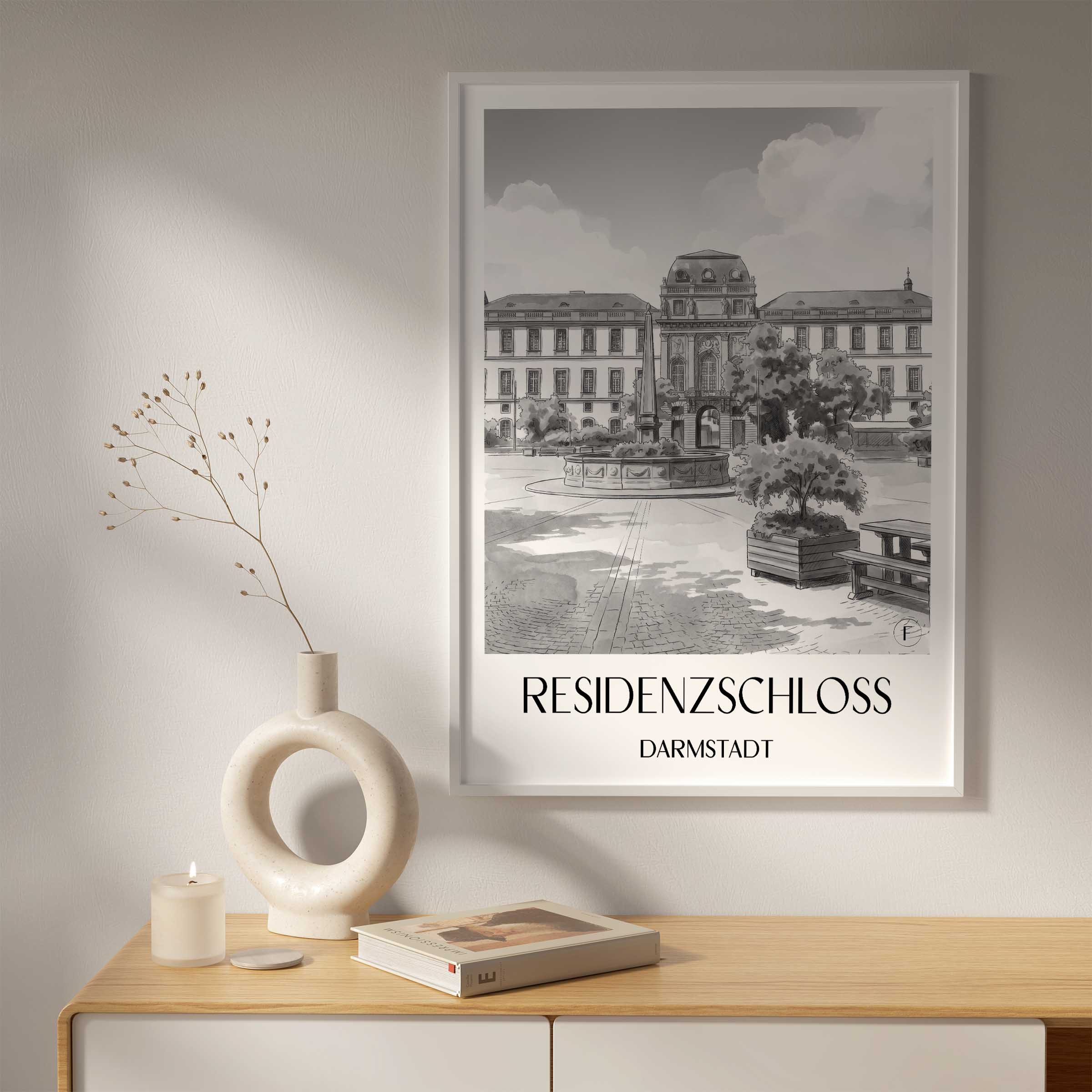 residenzschloss-darmstadt-deutschland-poster-aquarell-schwarz-weiss