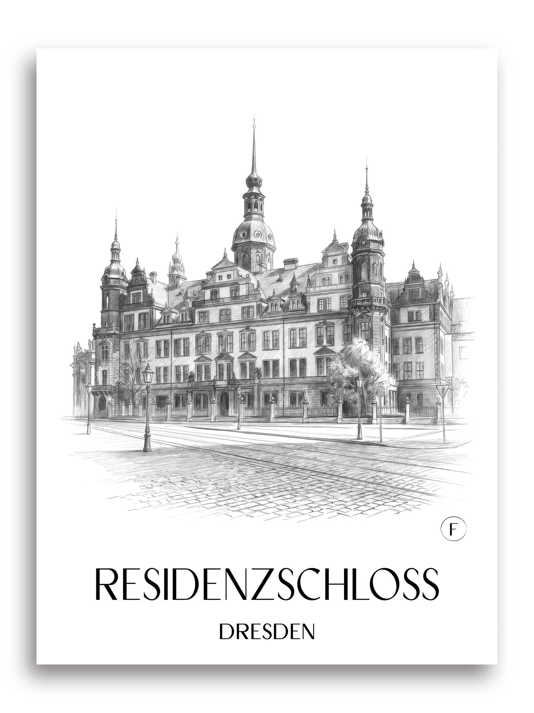 residenzschloss-dresden-deutschland-poster-bleistift-zeichnung-drawing