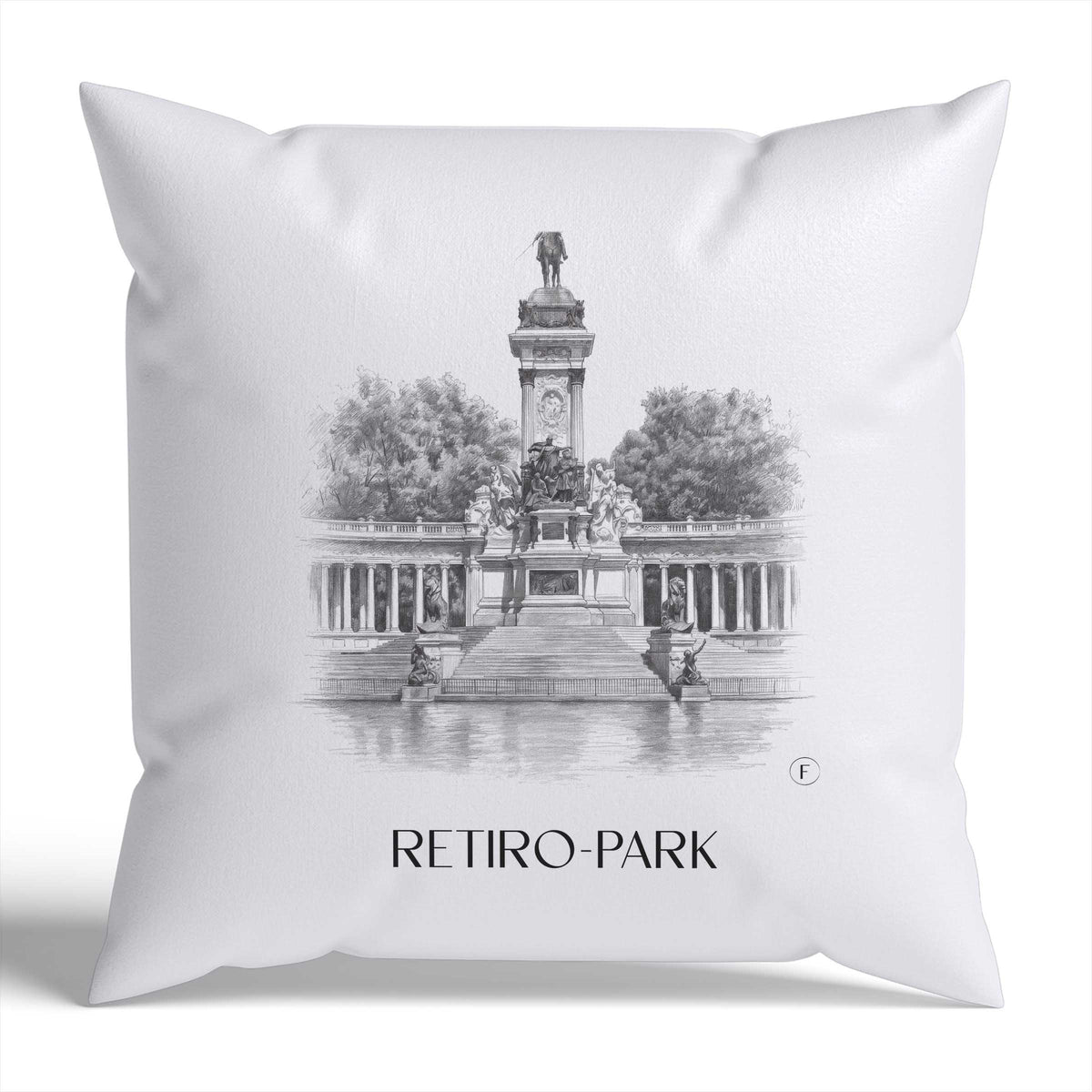 retiro-park-madrid-spanien-kissenbezug-bleistift-zeichnung-drawing