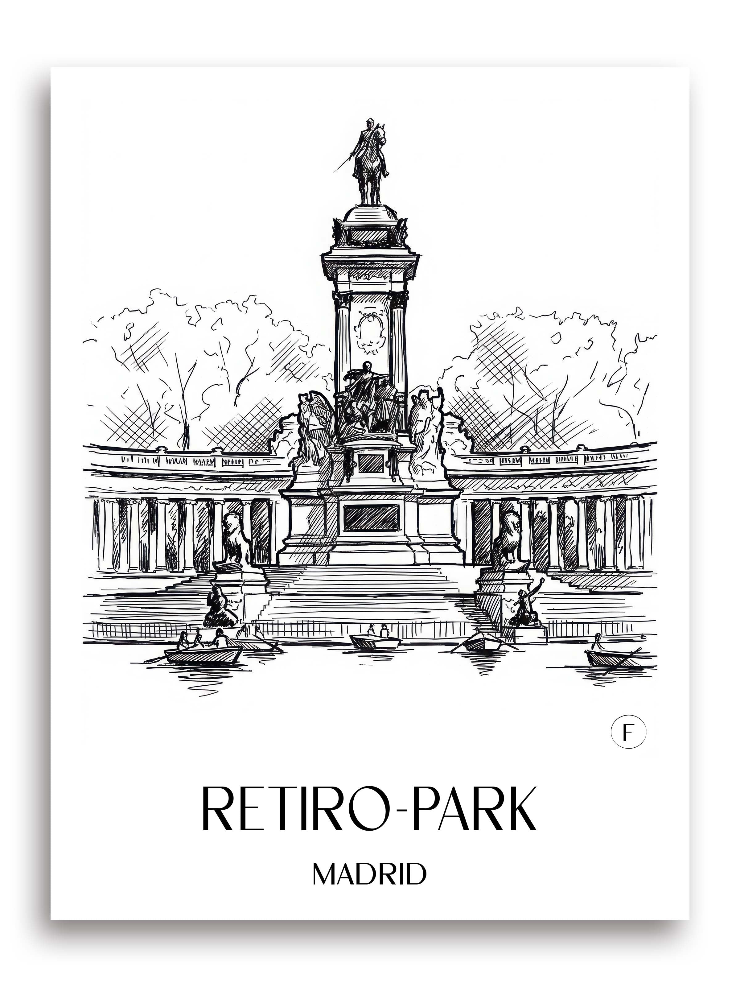 retiro-park-madrid-spanien-poster-skizze
