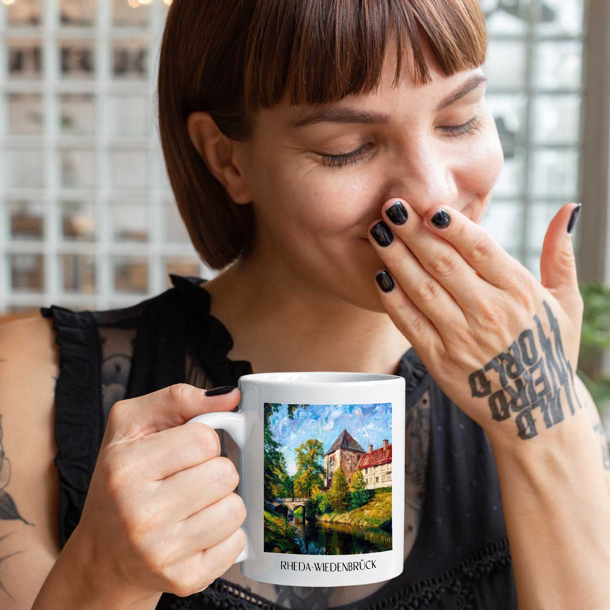 rheda-wiedenbrück-ostwestfalen-deutschland-kaffeebecher-oil-painting-oelgemaelde
