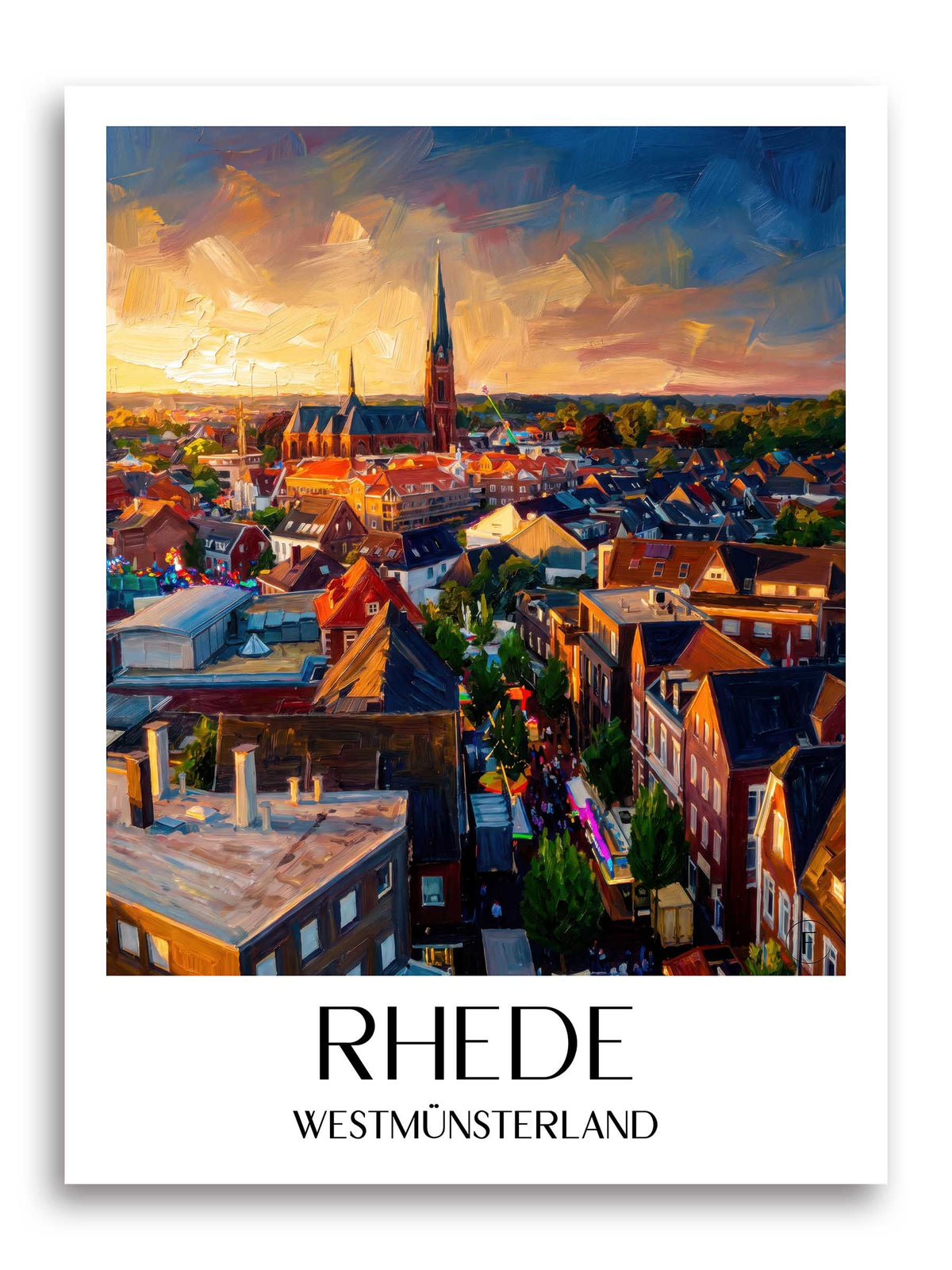 rhede-westmünsterland-deutschland-poster-oil-painting-oelgemaelde