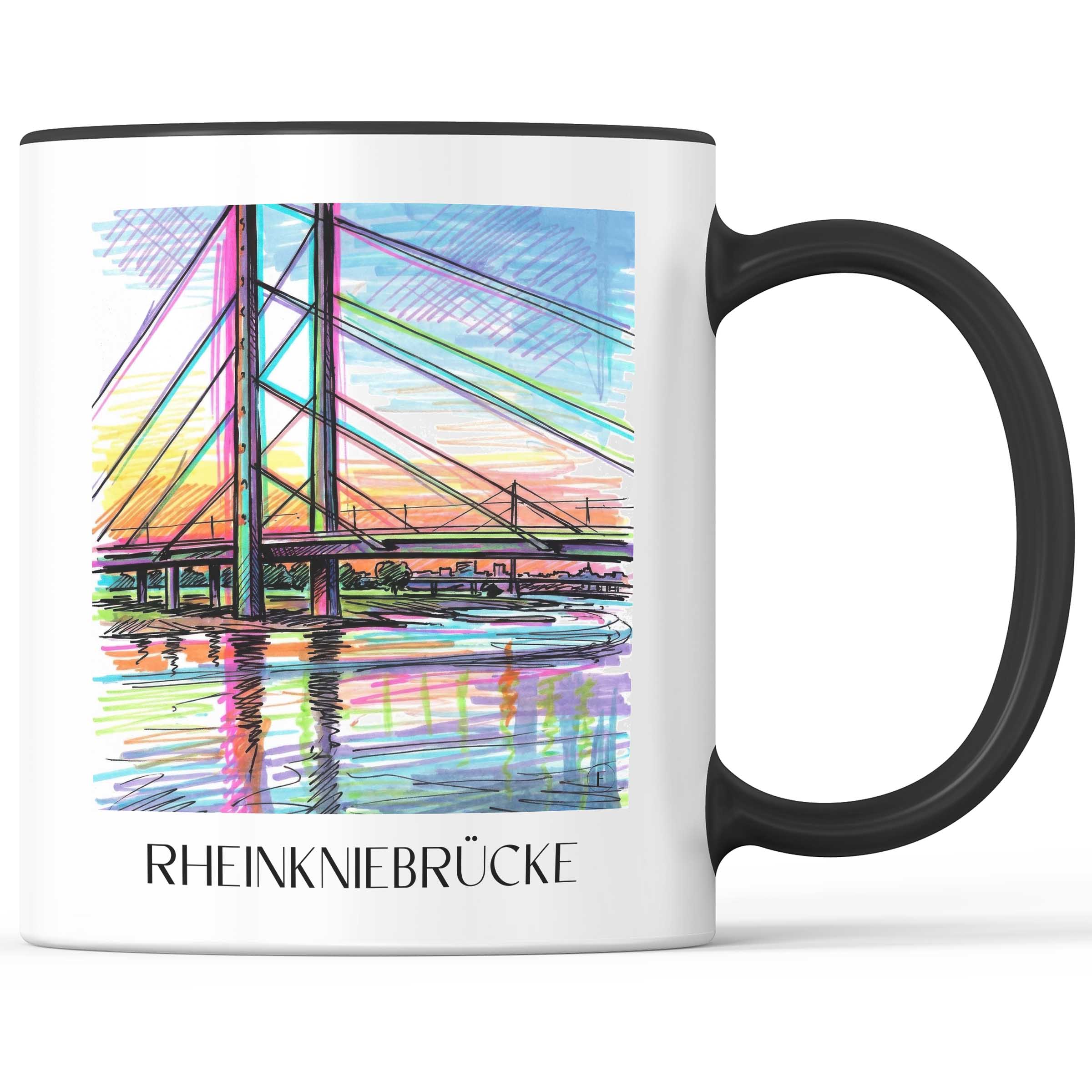 rheinkniebrücke-düsseldorf-deutschland-kaffeebecher-graffiti