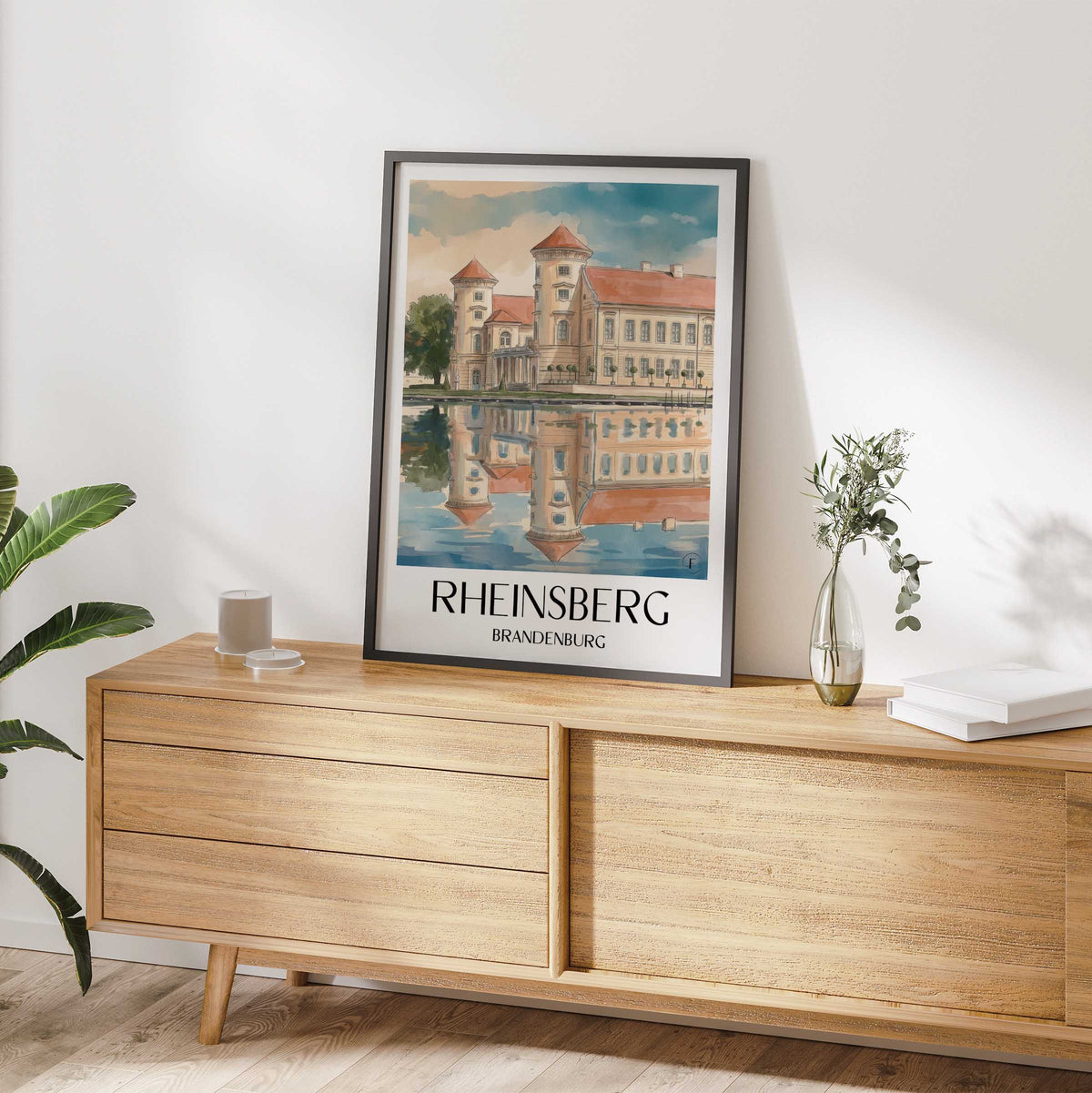 rheinsberg-brandenburg-deutschland-poster-aquarell