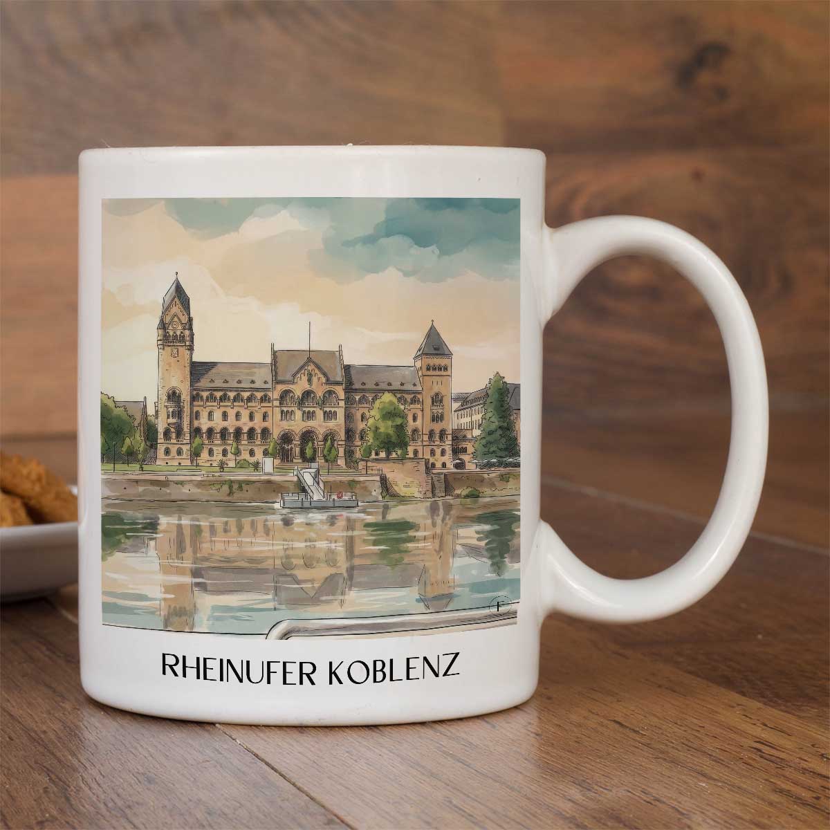 rheinufer-koblenz-deutschland-kaffeebecher-aquarell