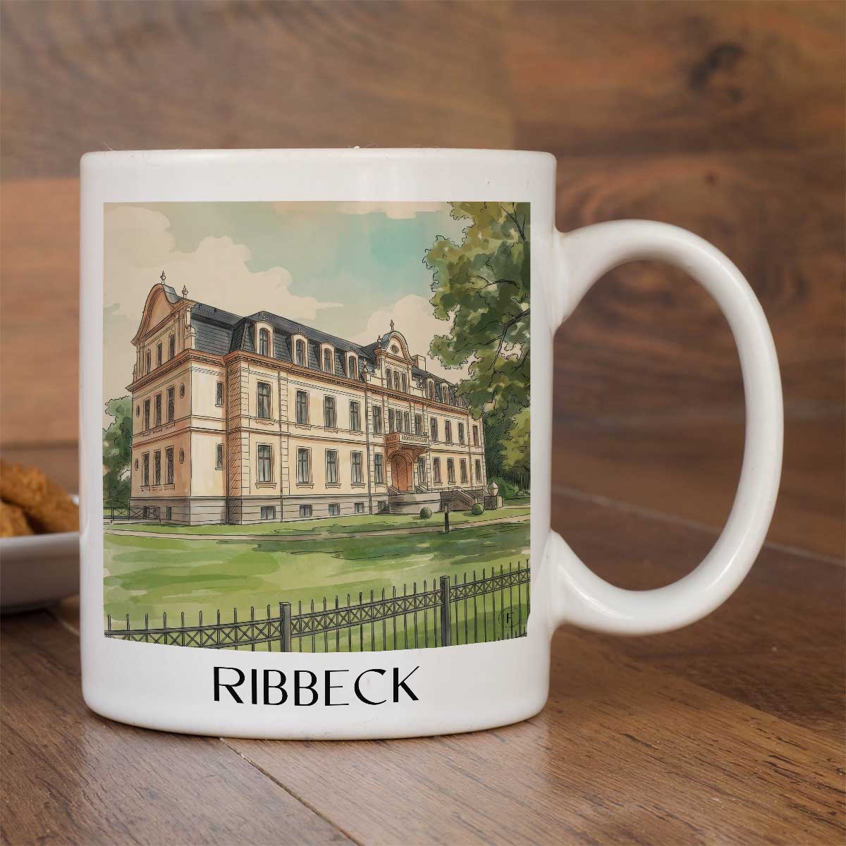 ribbeck-brandenburg-deutschland-kaffeebecher-aquarell