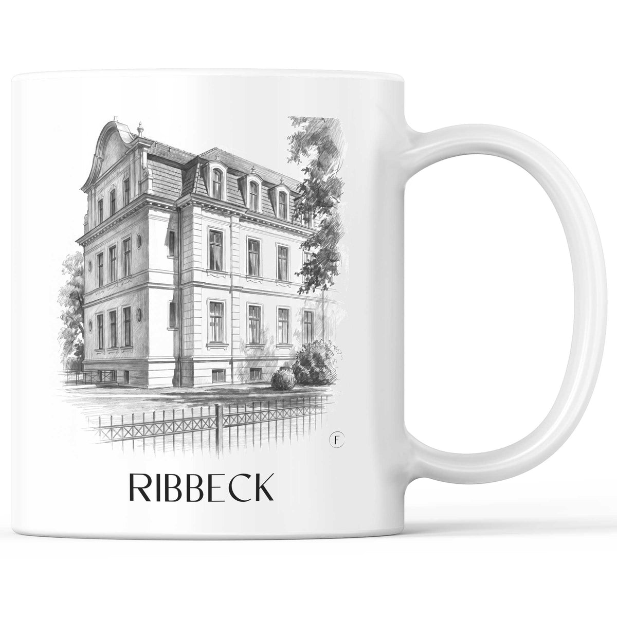 Ribbeck Kaffeebecher - Brandenburg - Deutschland Becher - Kaffeetasse im Zeichnung Stil