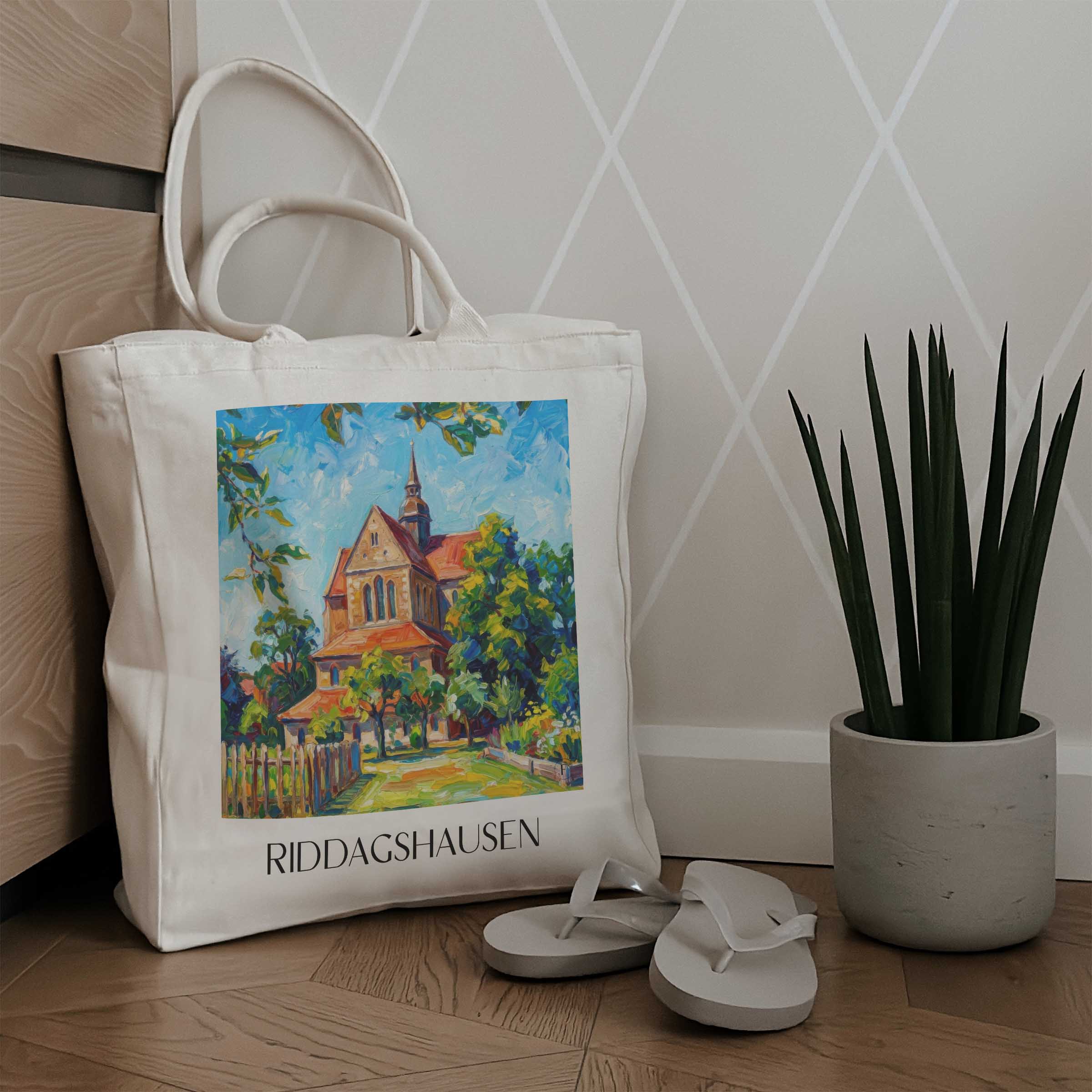 riddagshausen-braunschweig-deutschland-einkaufstasche-oil-painting-oelgemaelde