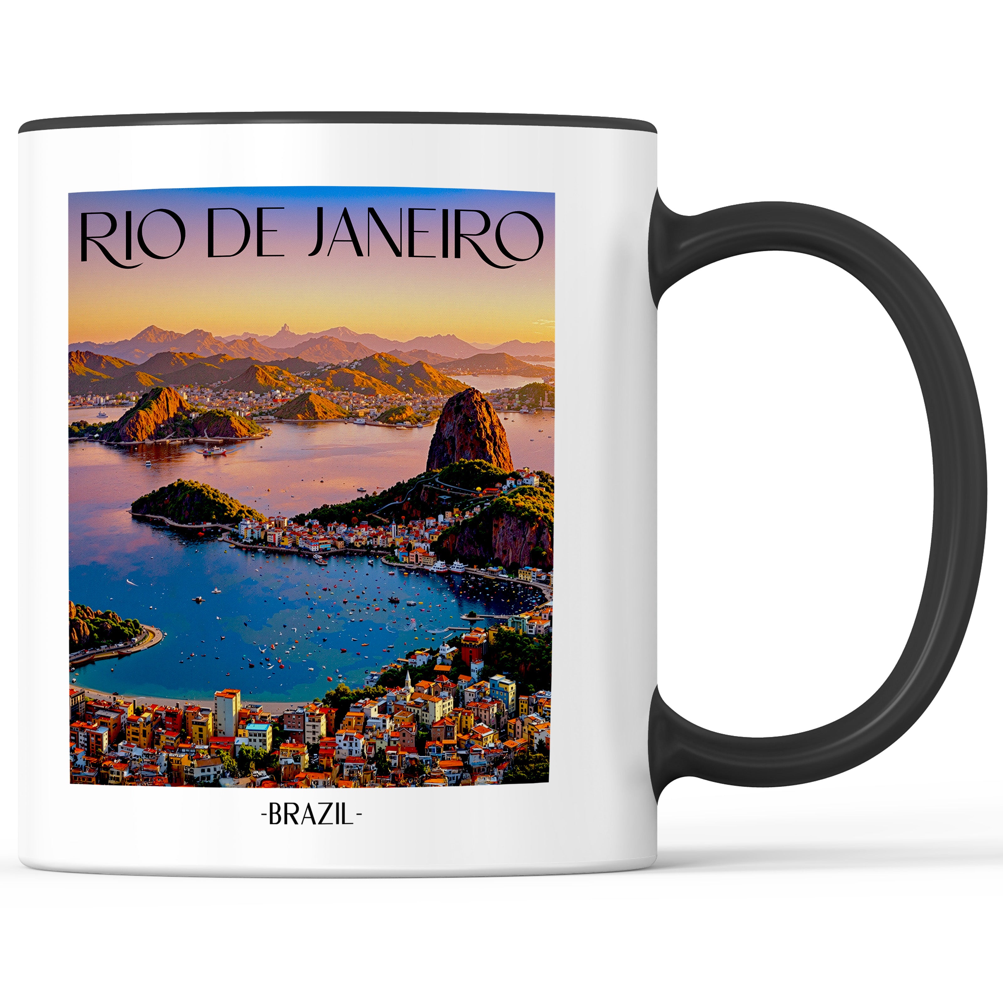Rio de Janeiro - Brasilien Becher - Kaffeetasse im Aquarell Stil - favplace