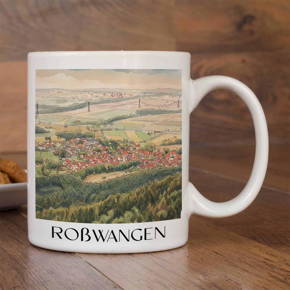 roßwangen-schwäbische-alb-deutschland-kaffeebecher-aquarell