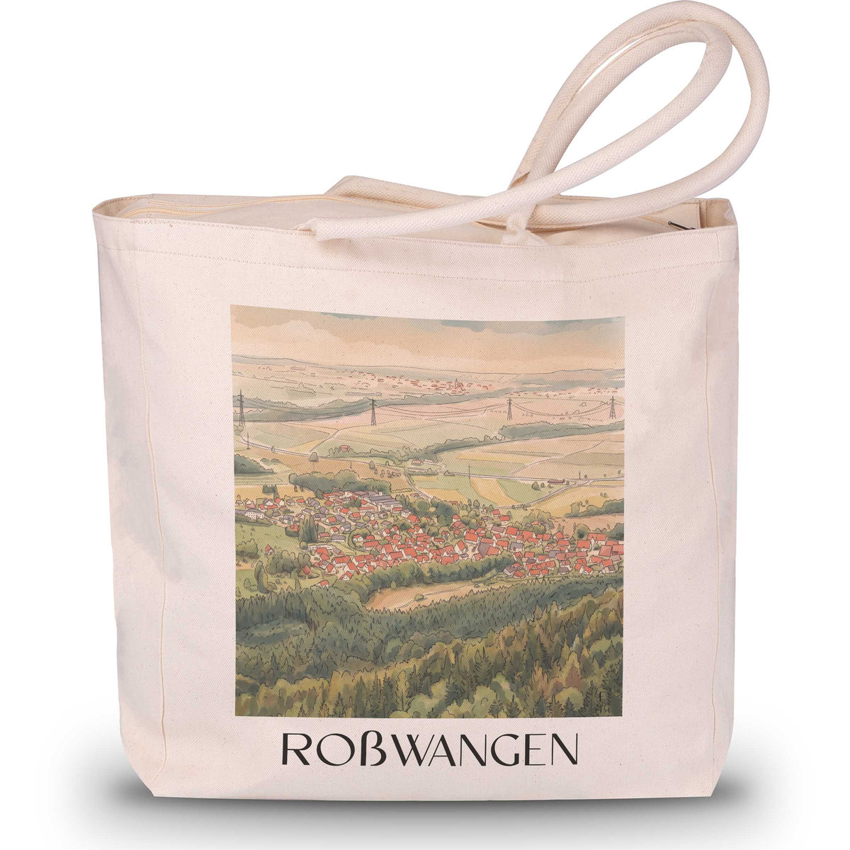 roßwangen-schwäbische-alb-deutschland-einkaufstasche-aquarell