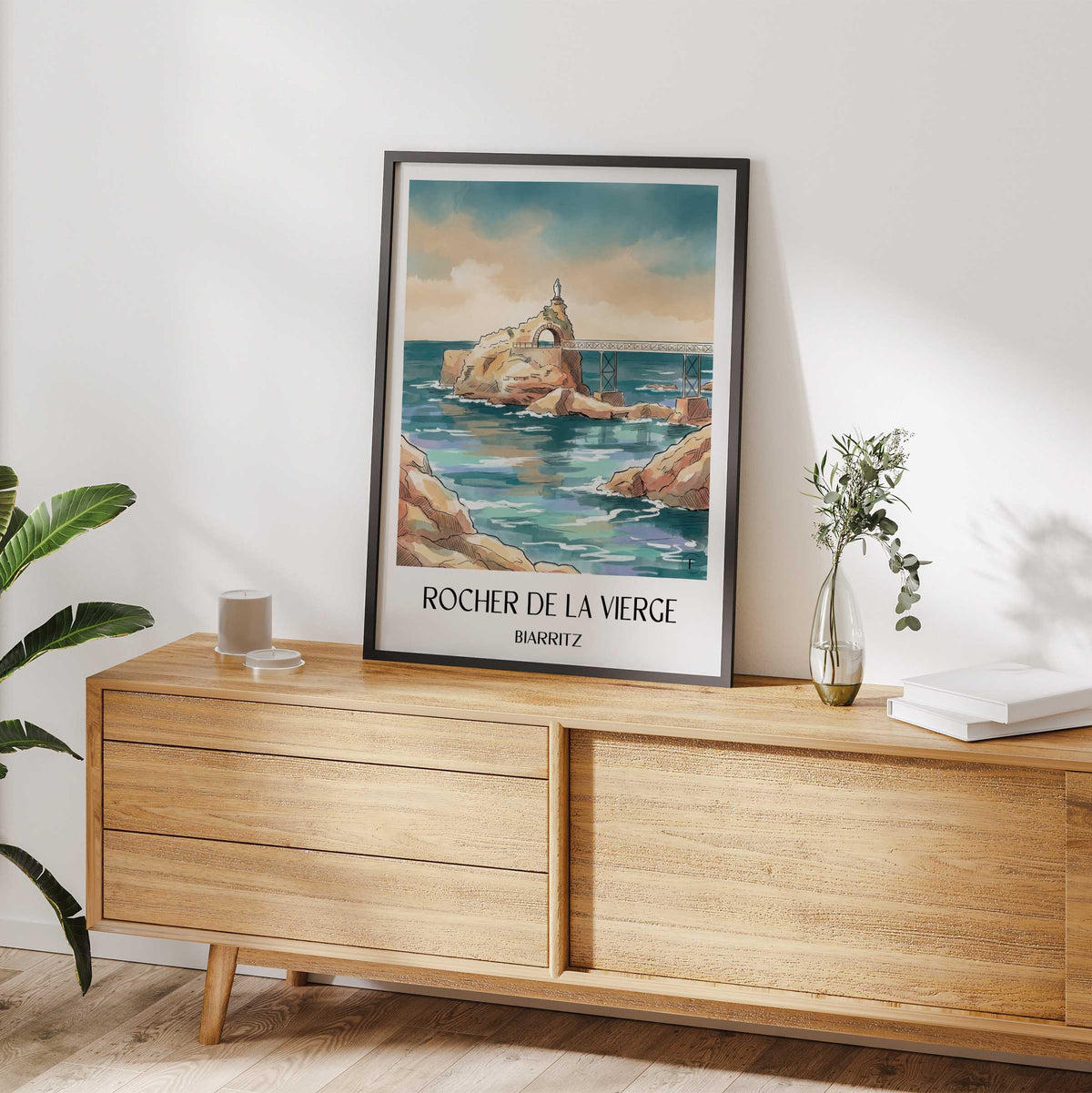 rocher-de-la-vierge-biarritz-frankreich-poster-aquarell