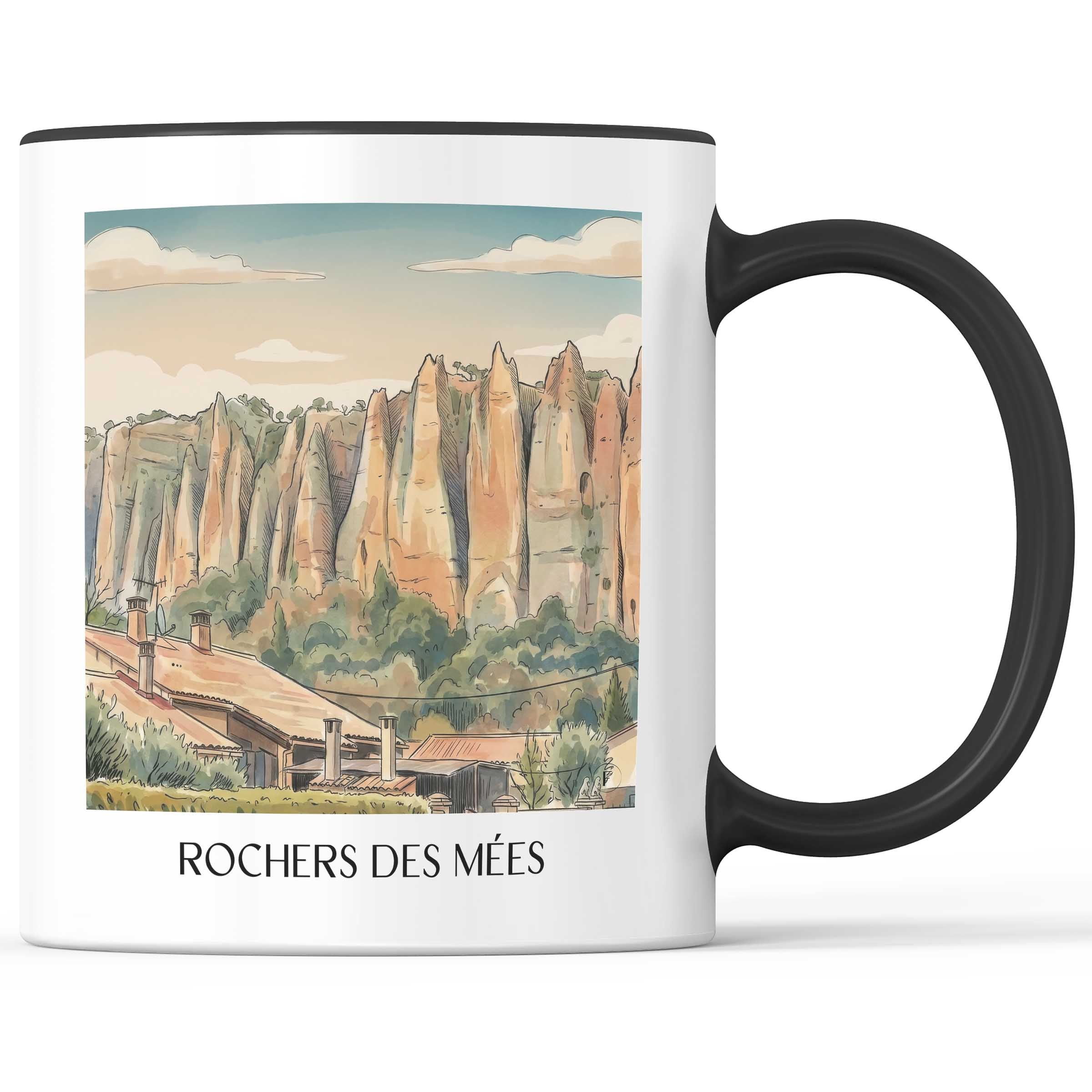 rochers-des-mées-provence-frankreich-kaffeebecher-aquarell