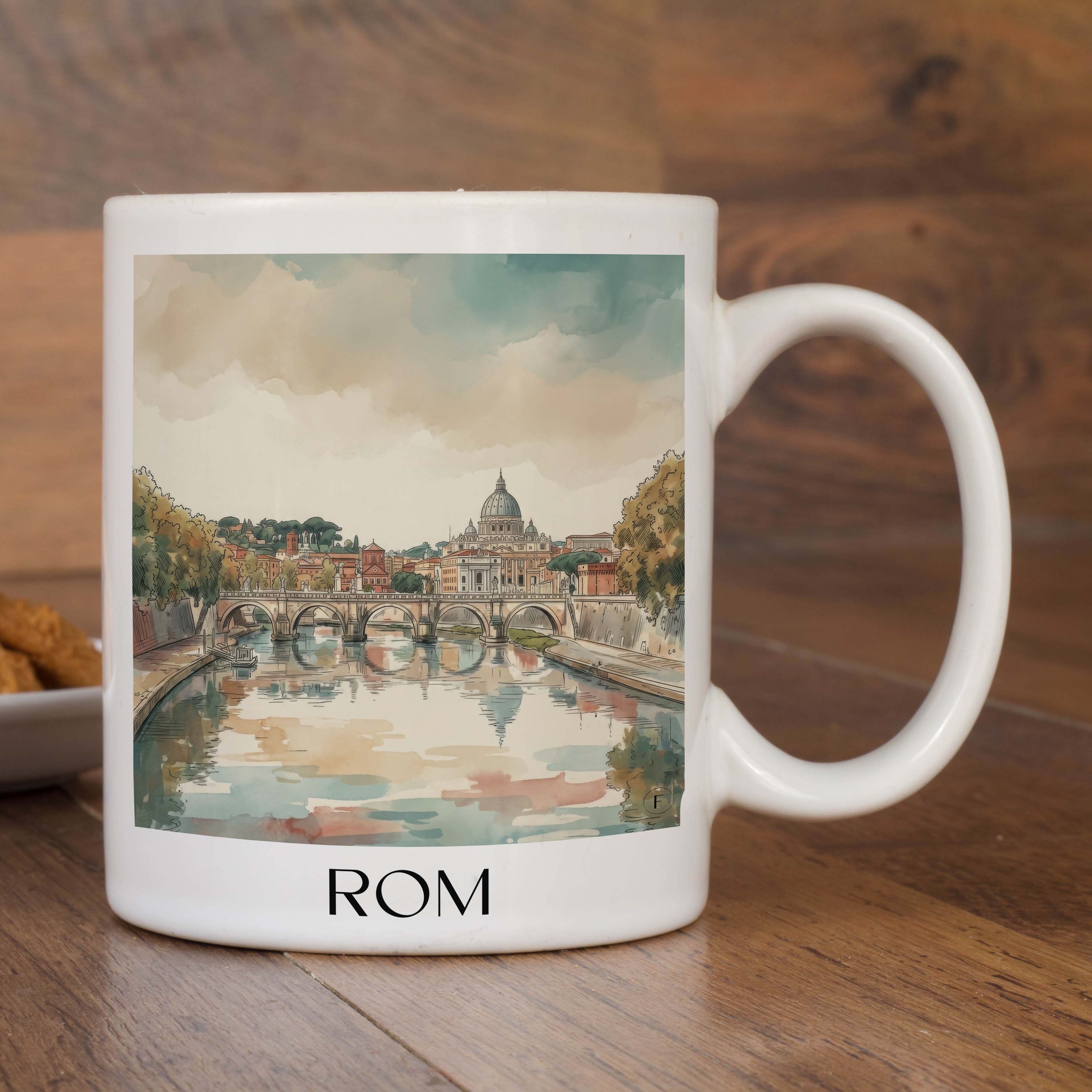 rom-italien-kaffeebecher-aquarell