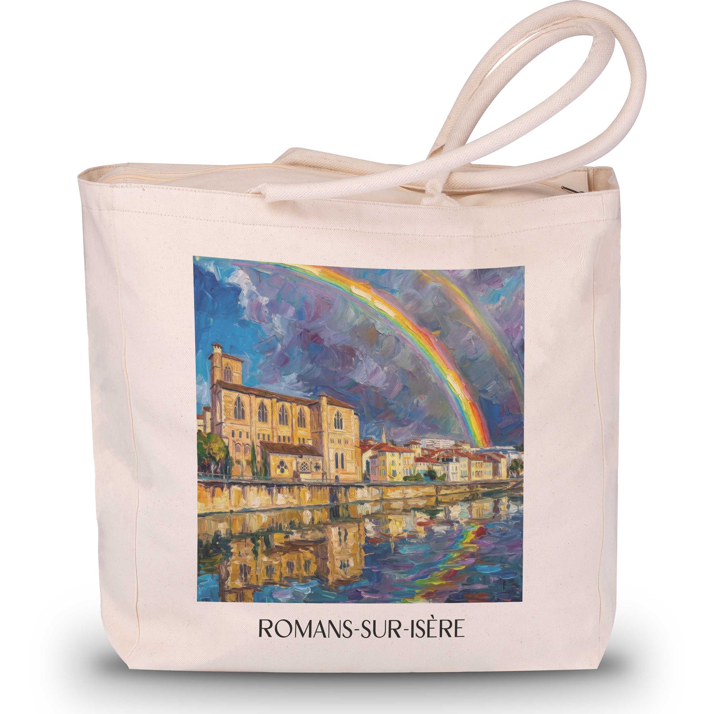 romans-sur-isère-drôme-frankreich-einkaufstasche-oil-painting-oelgemaelde