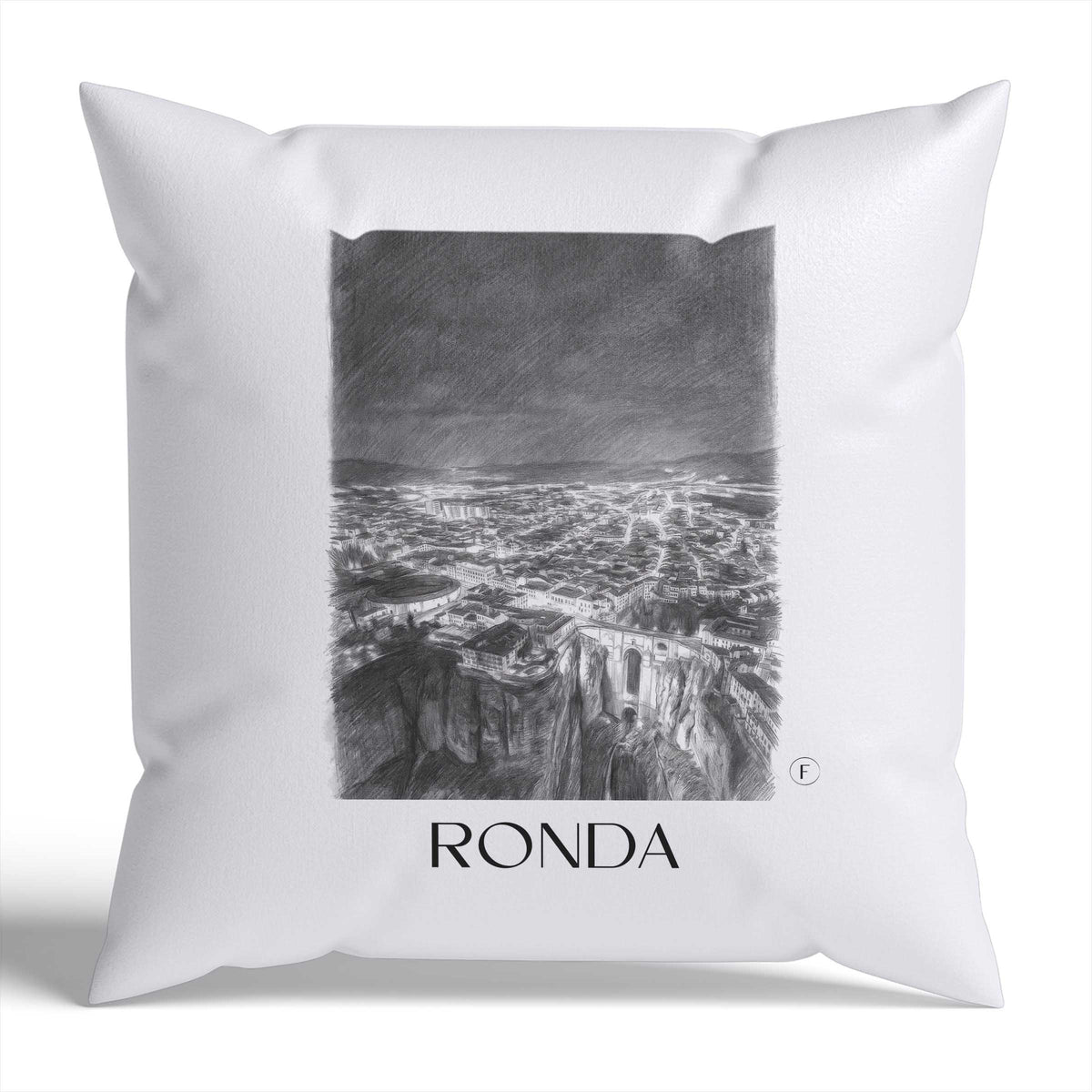 ronda-spanien-spanien-kissenbezug-bleistift-zeichnung-drawing