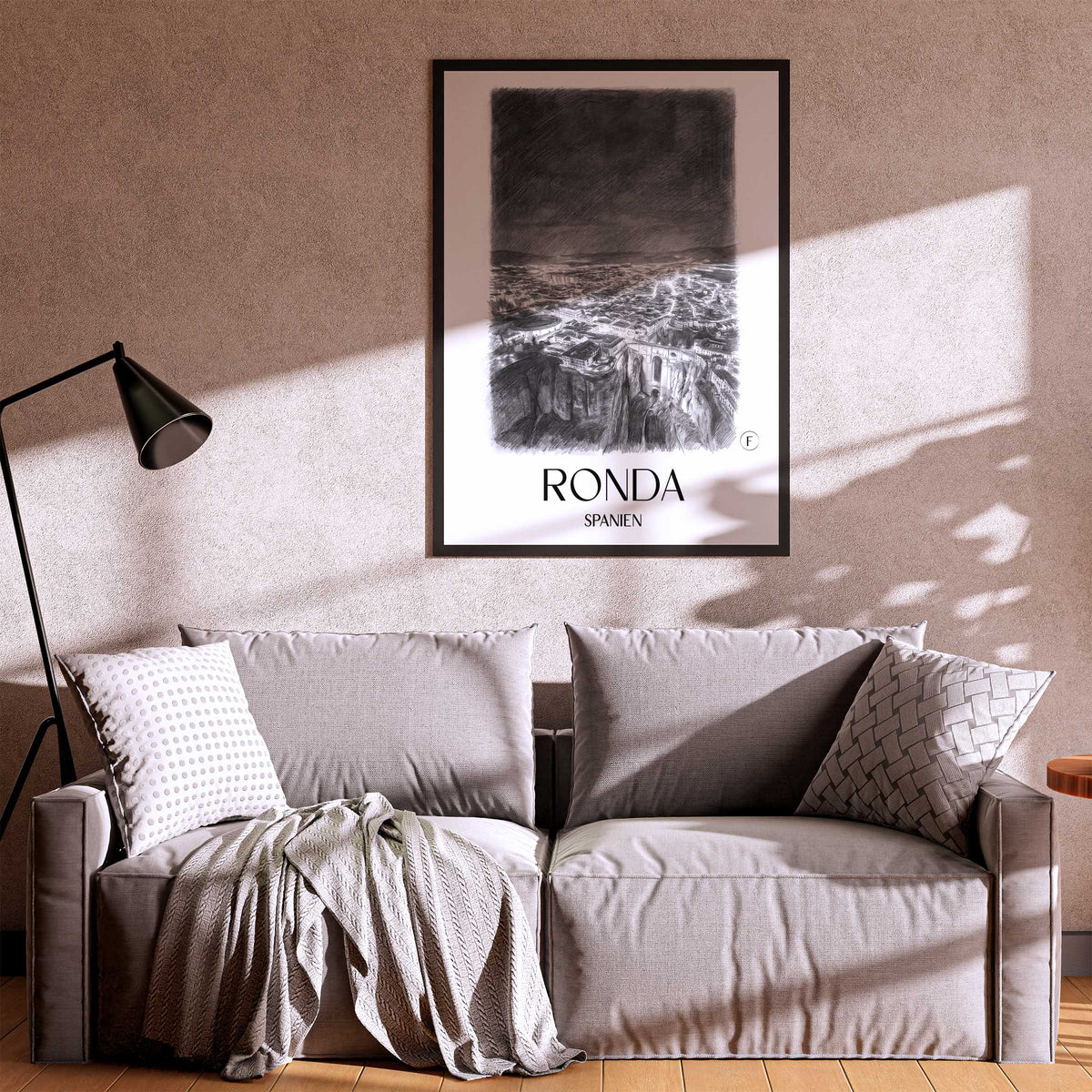 ronda-spanien-spanien-poster-bleistift-zeichnung-drawing