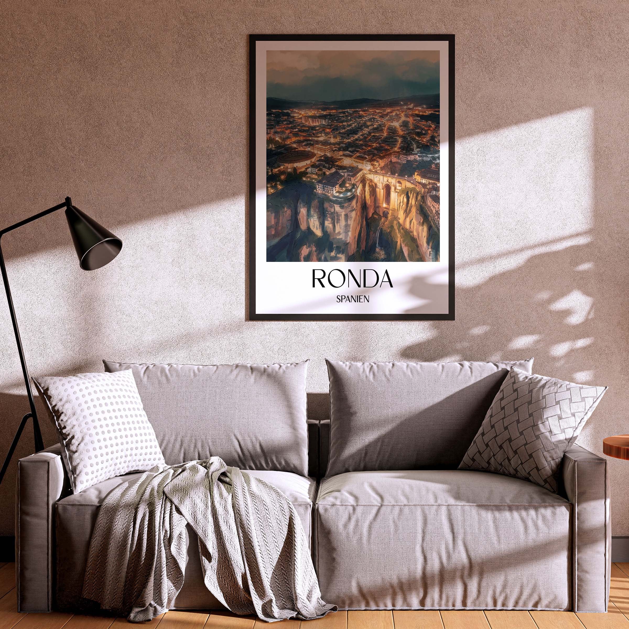 ronda-spanien-spanien-und-spanien-poster-aquarell