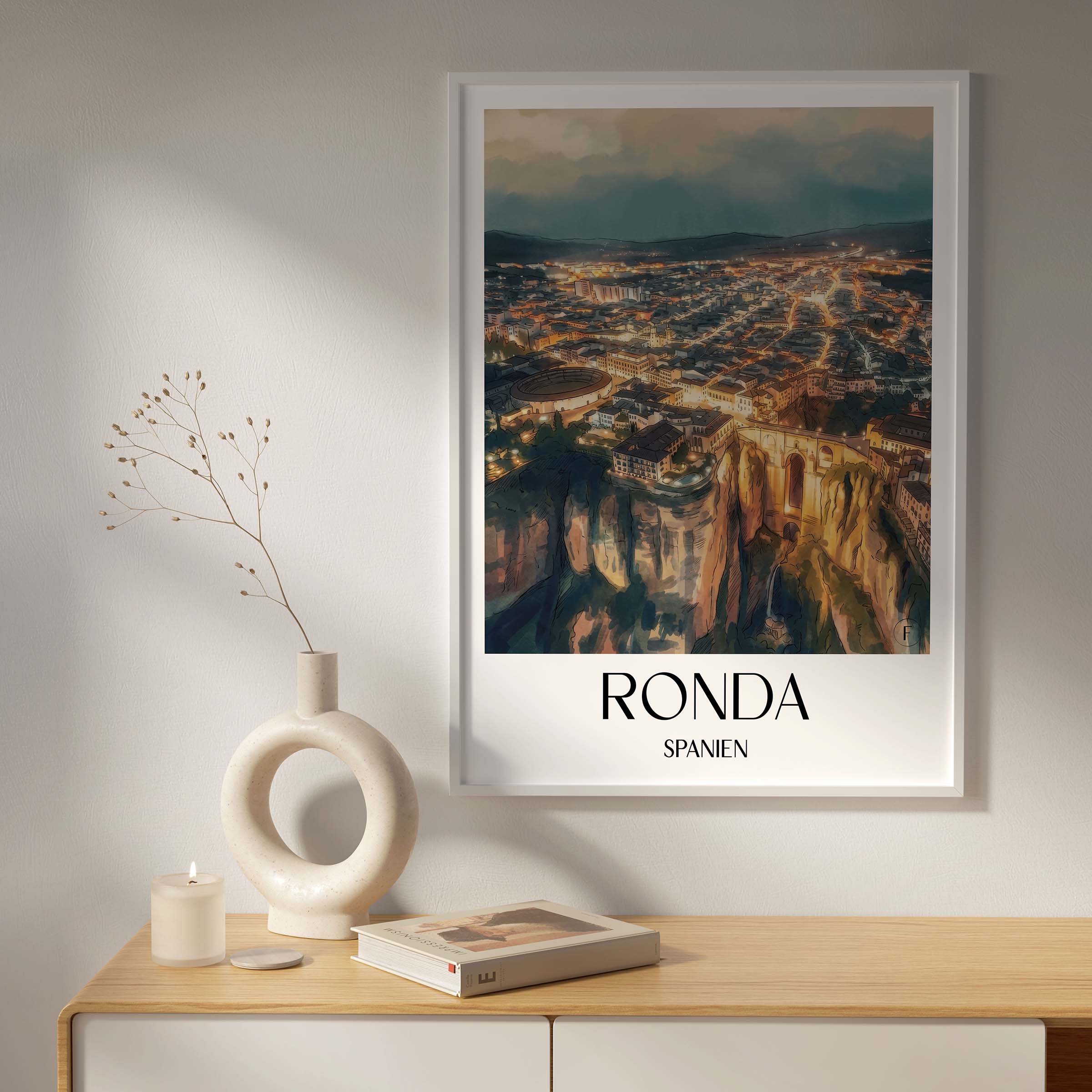 ronda-spanien-spanien-und-spanien-poster-aquarell