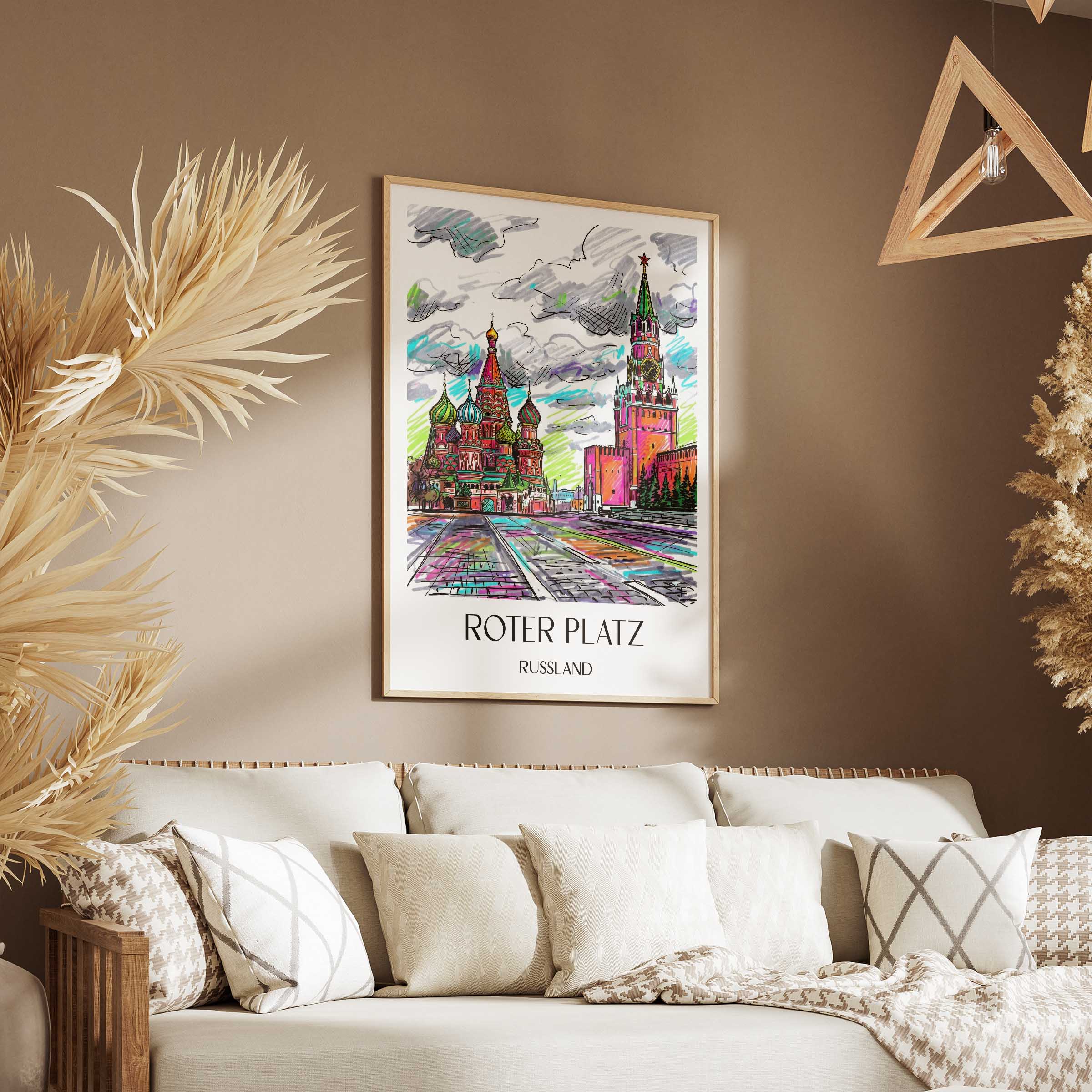 roter-platz,-kremel-russland-poster-graffiti