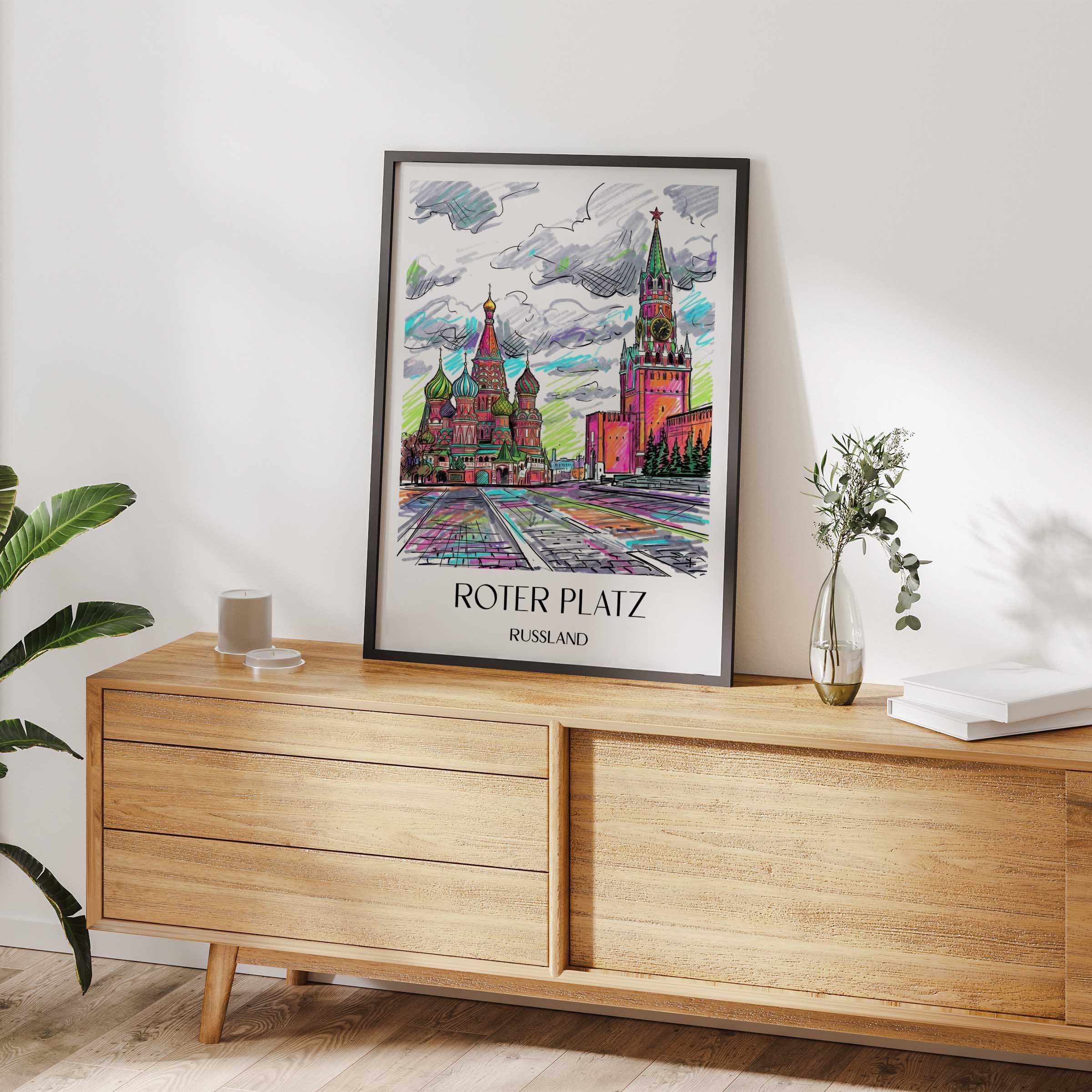 roter-platz,-kremel-russland-poster-graffiti