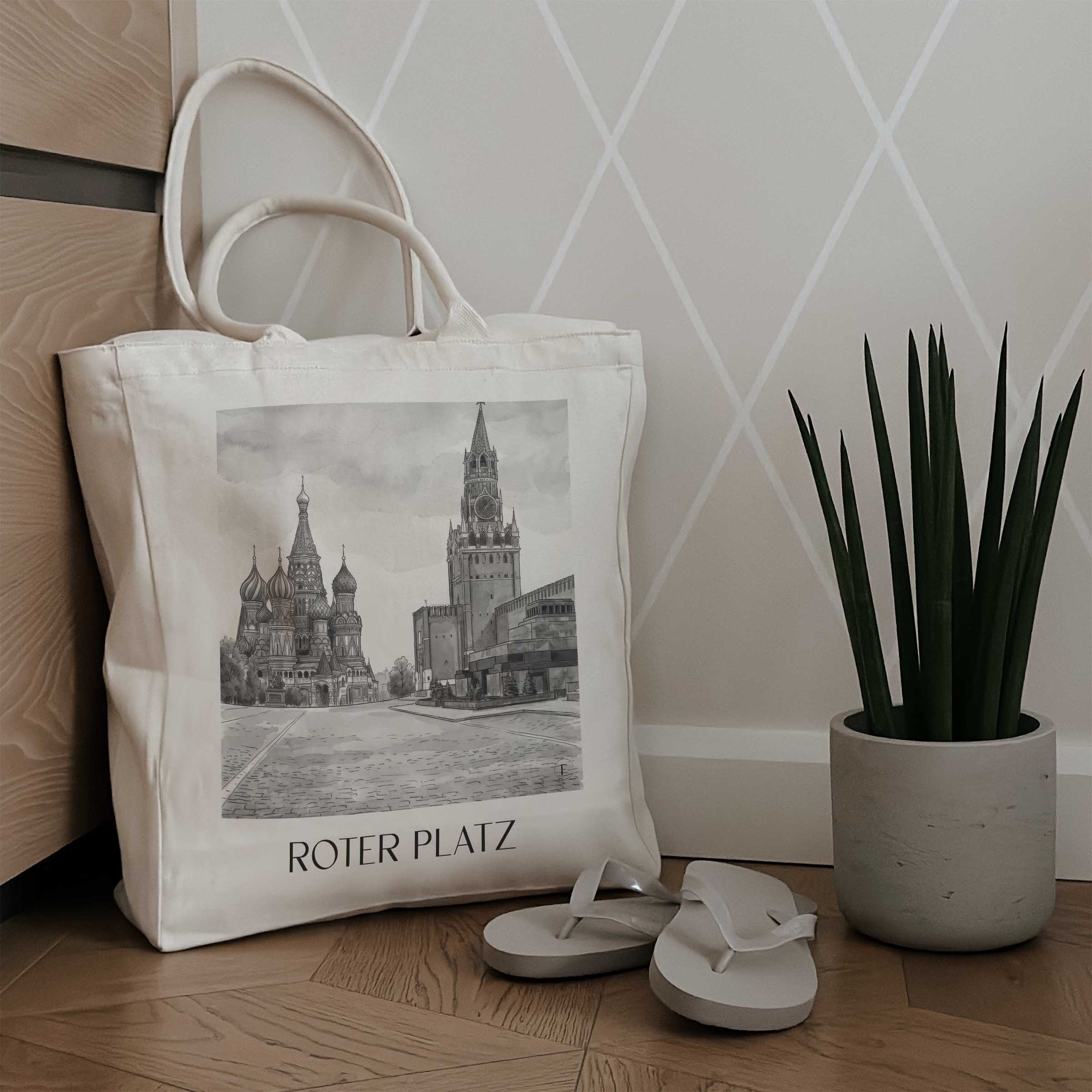 roter-platz,-kremel-russland-einkaufstasche-aquarell-schwarz-weiss