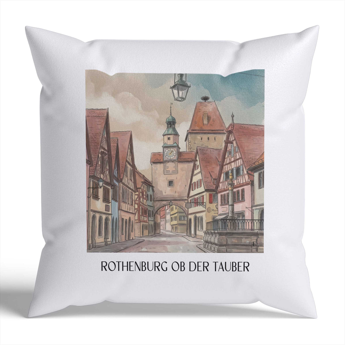 rothenburg-ob-der-tauber-deutschland-deutschland-kissenbezug-aquarell