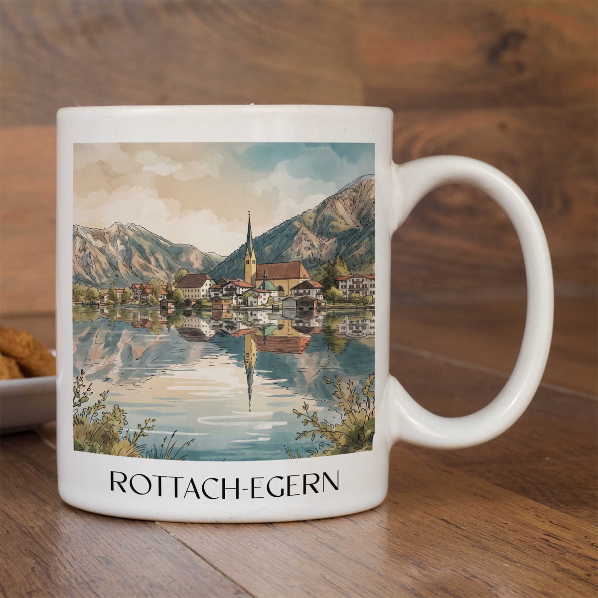 rottach-egern-tegernsee-deutschland-kaffeebecher-aquarell