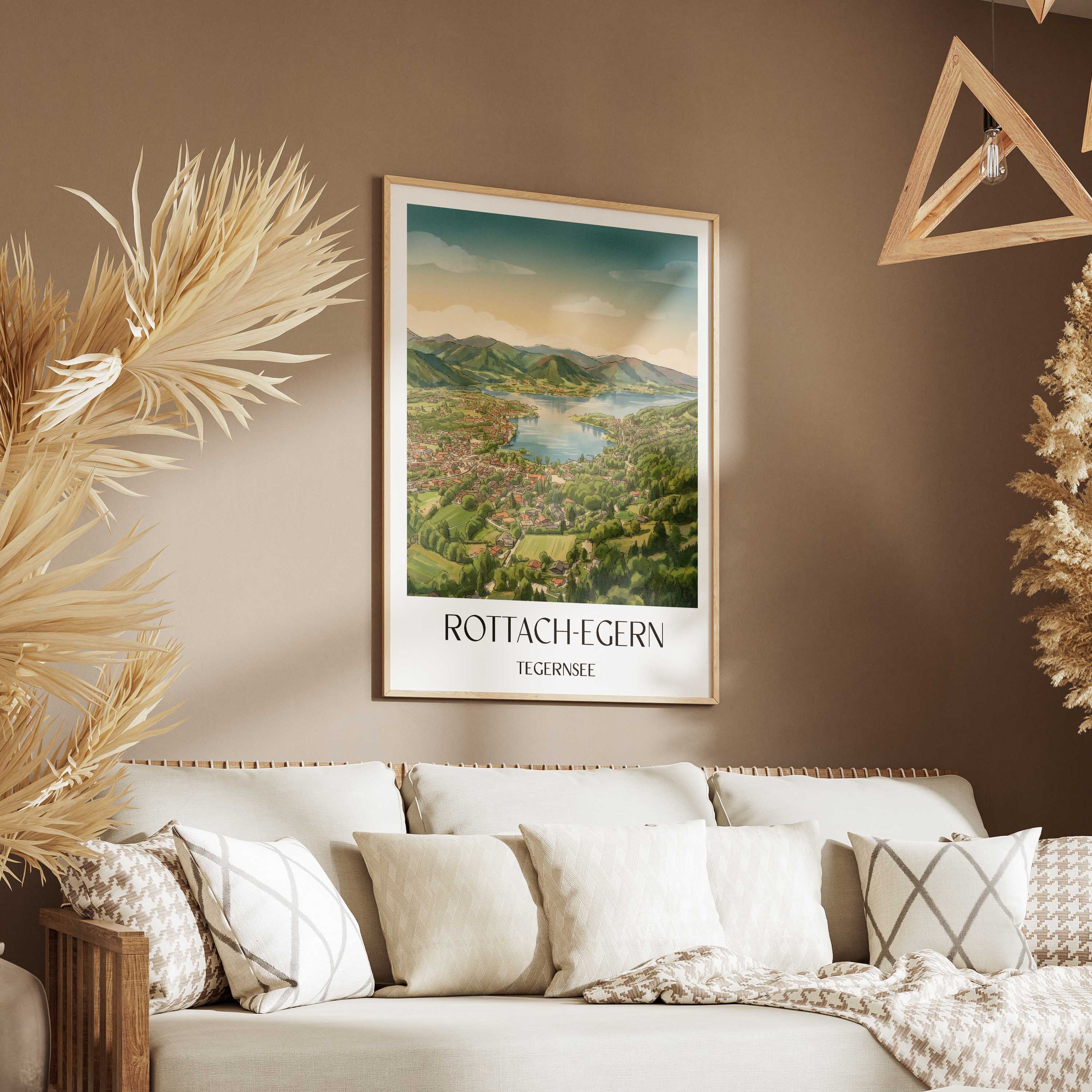 rottach-egern-tegernsee-deutschland-poster-aquarell