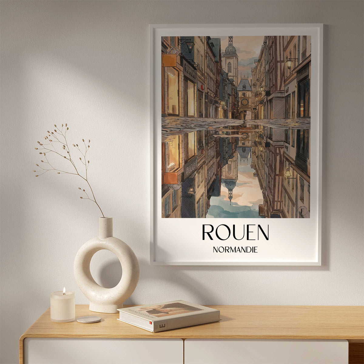 rouen-normandie-frankreich-poster-aquarell