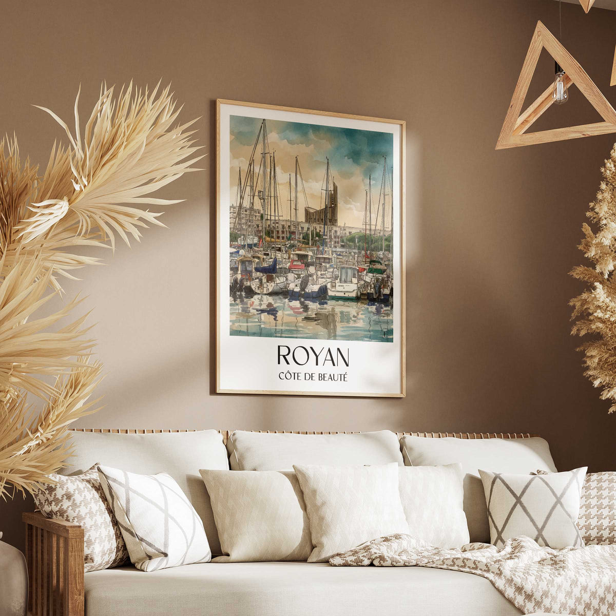 royan-côte-de-beauté-frankreich-poster-aquarell