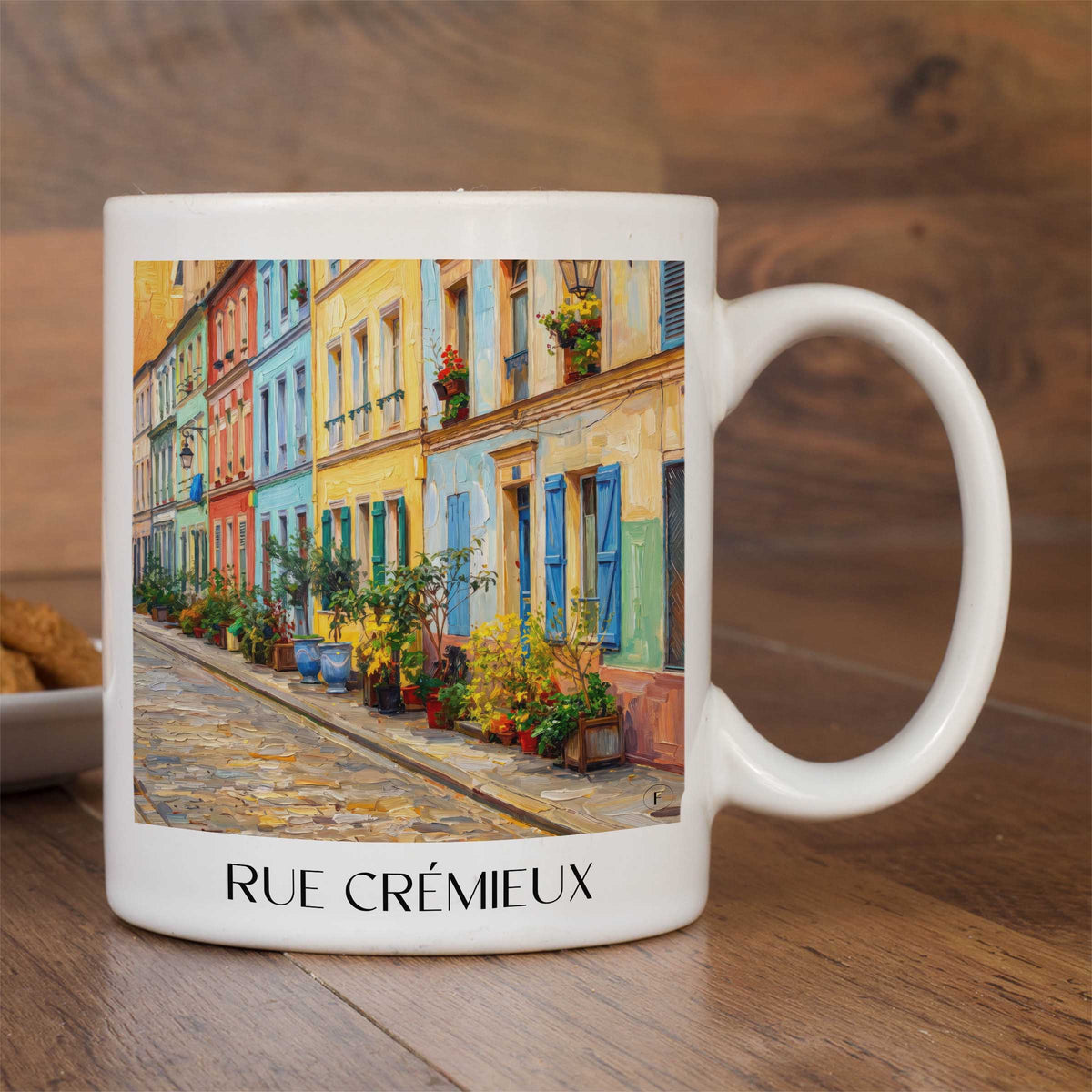 rue-crémieux-paris-frankreich-kaffeebecher-oil-painting-oelgemaelde